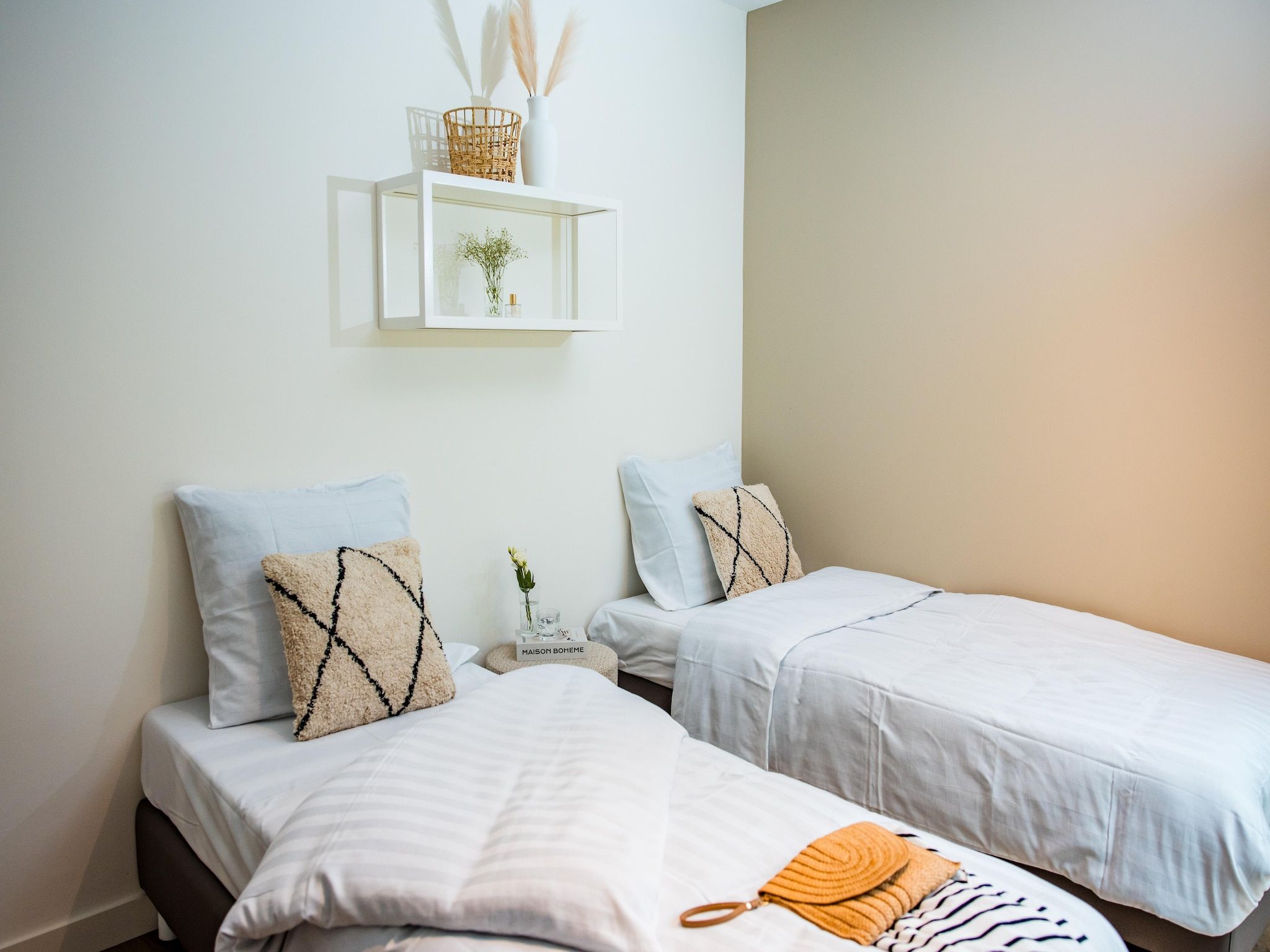 Een slaapkamer van Dwergarend 17-19 in Voorthuizen