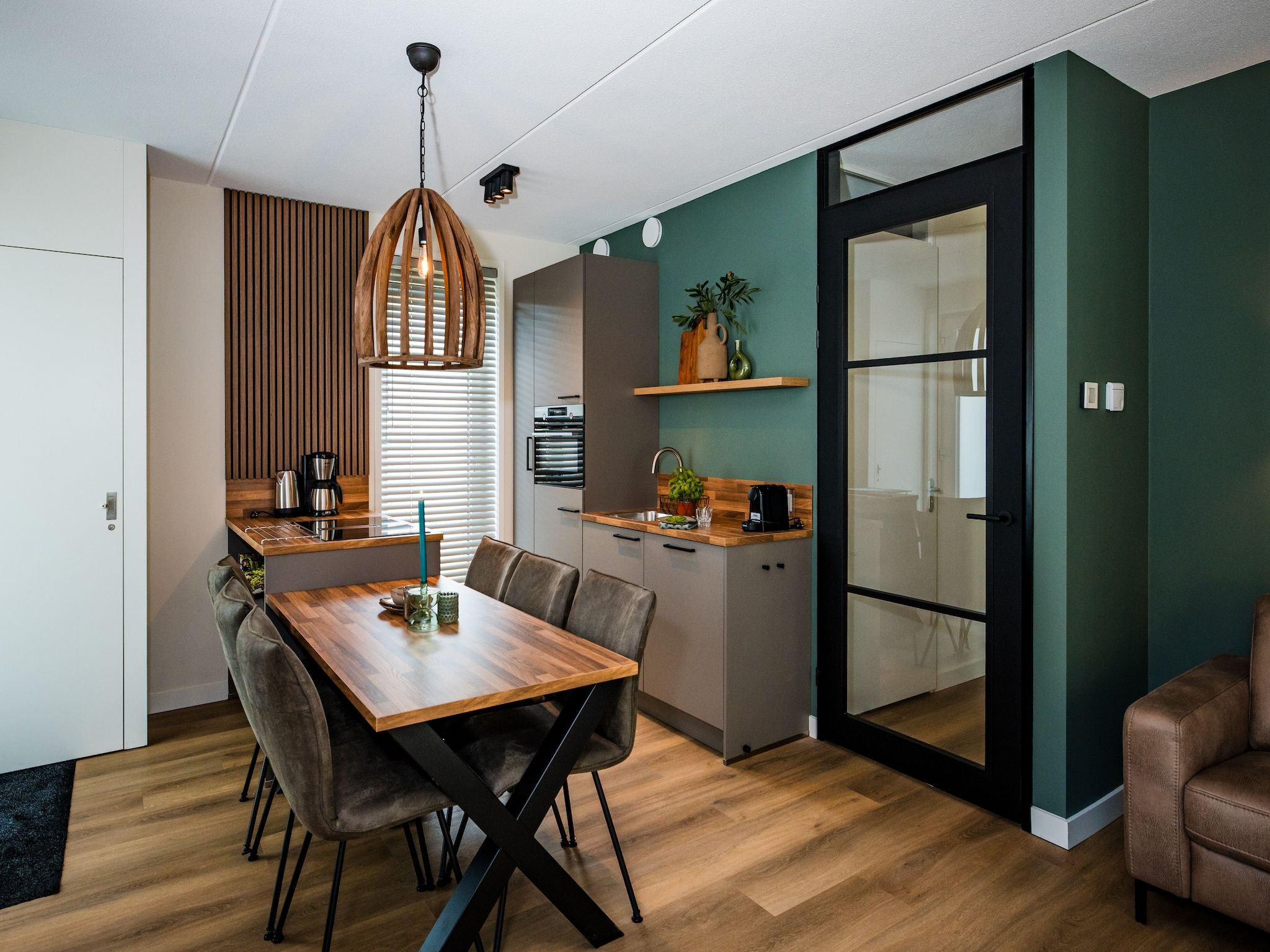 De keuken van Dwergarend 17-19 in Voorthuizen