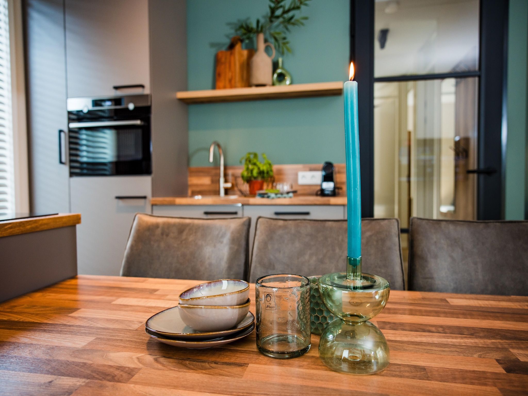 De keuken van Dwergarend 17-19 in Voorthuizen