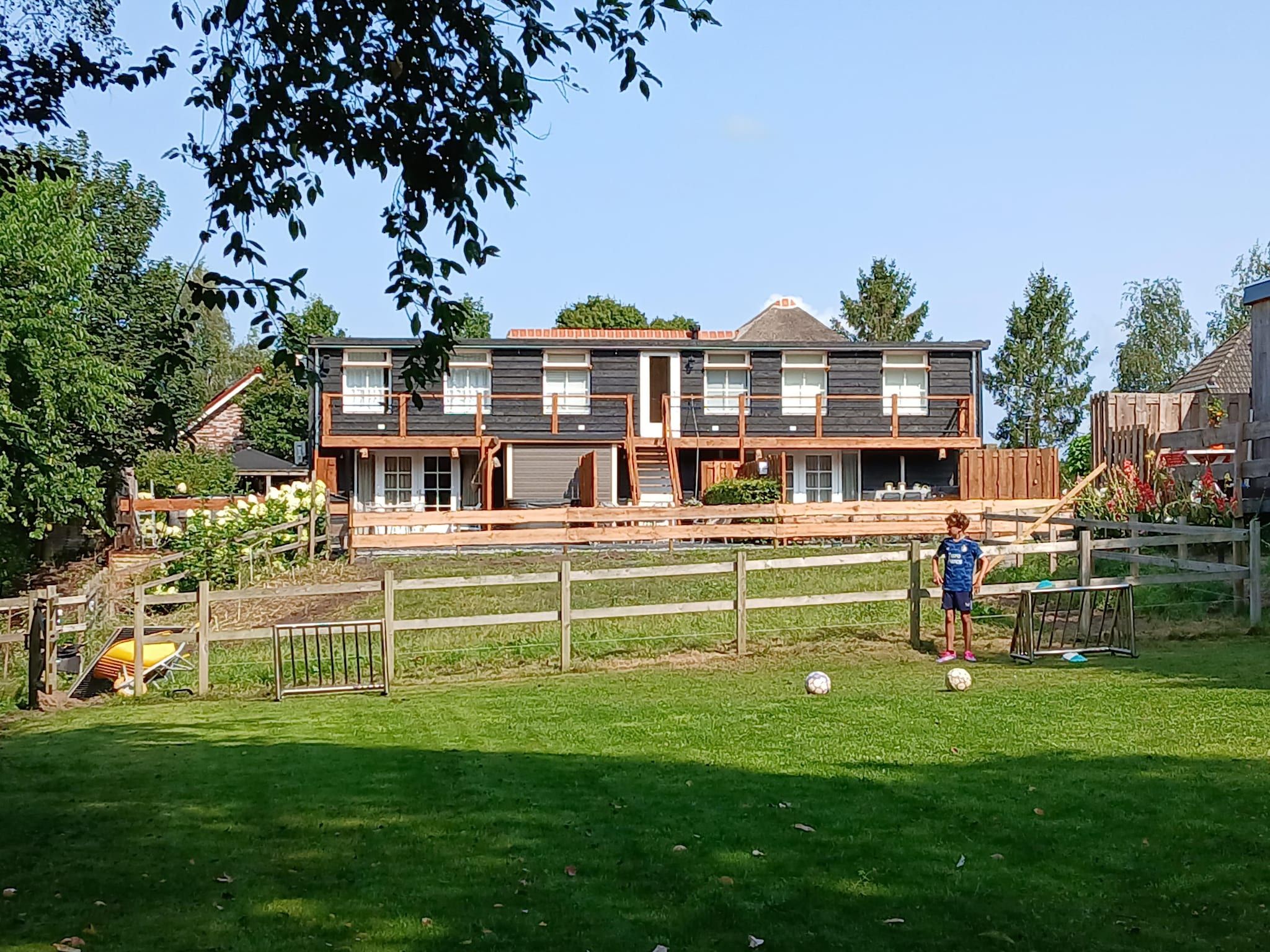 Het uitzicht vanaf Luxe vakantiehuis Veluwe met Wellness in Veluwe