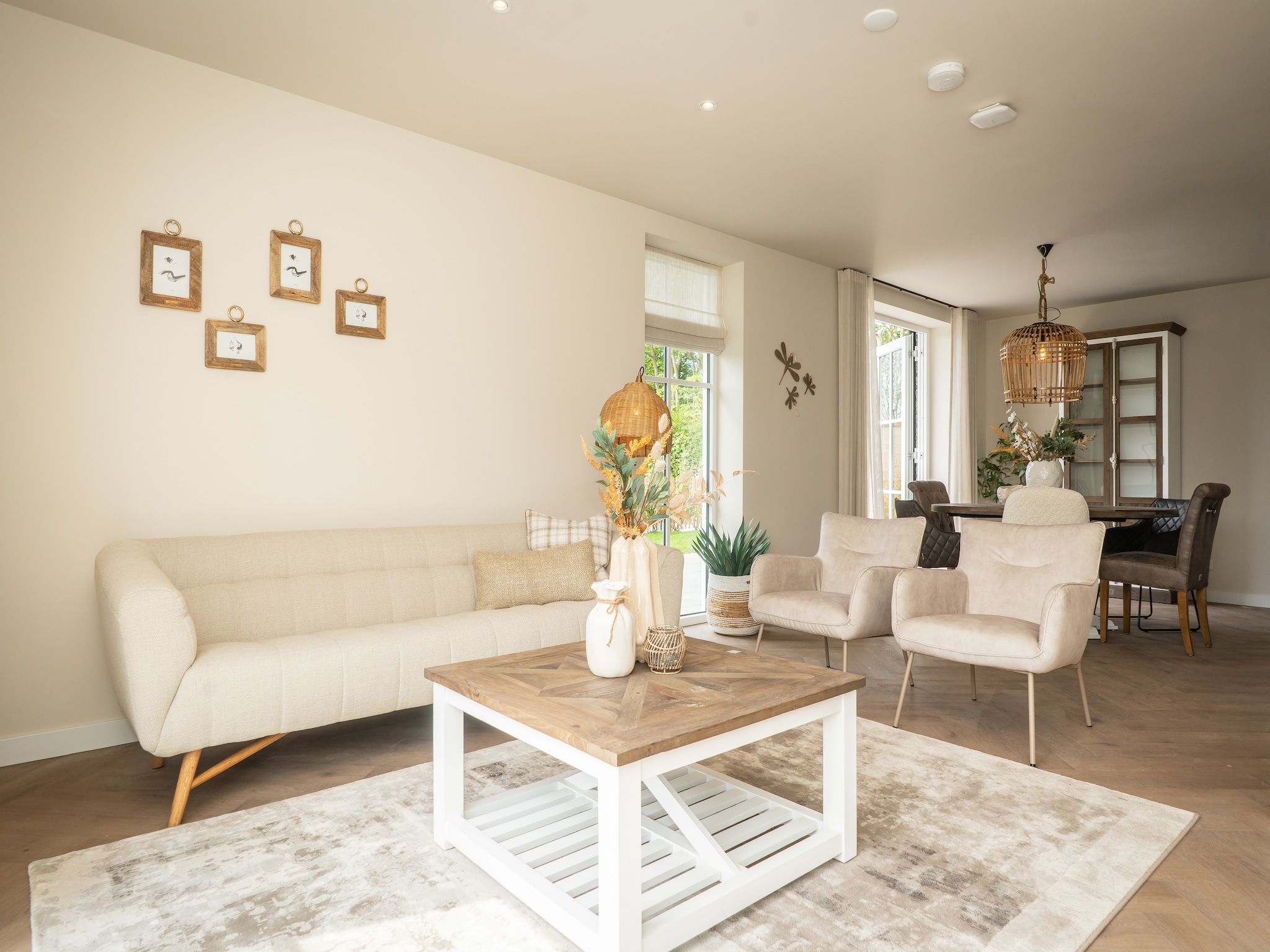 De woonkamer van So What 25b in De Koog