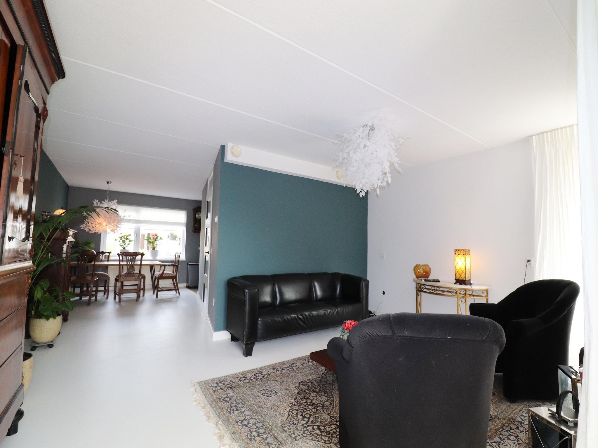 De woonkamer van Vakantiehuis in zonnig Grou in Gou