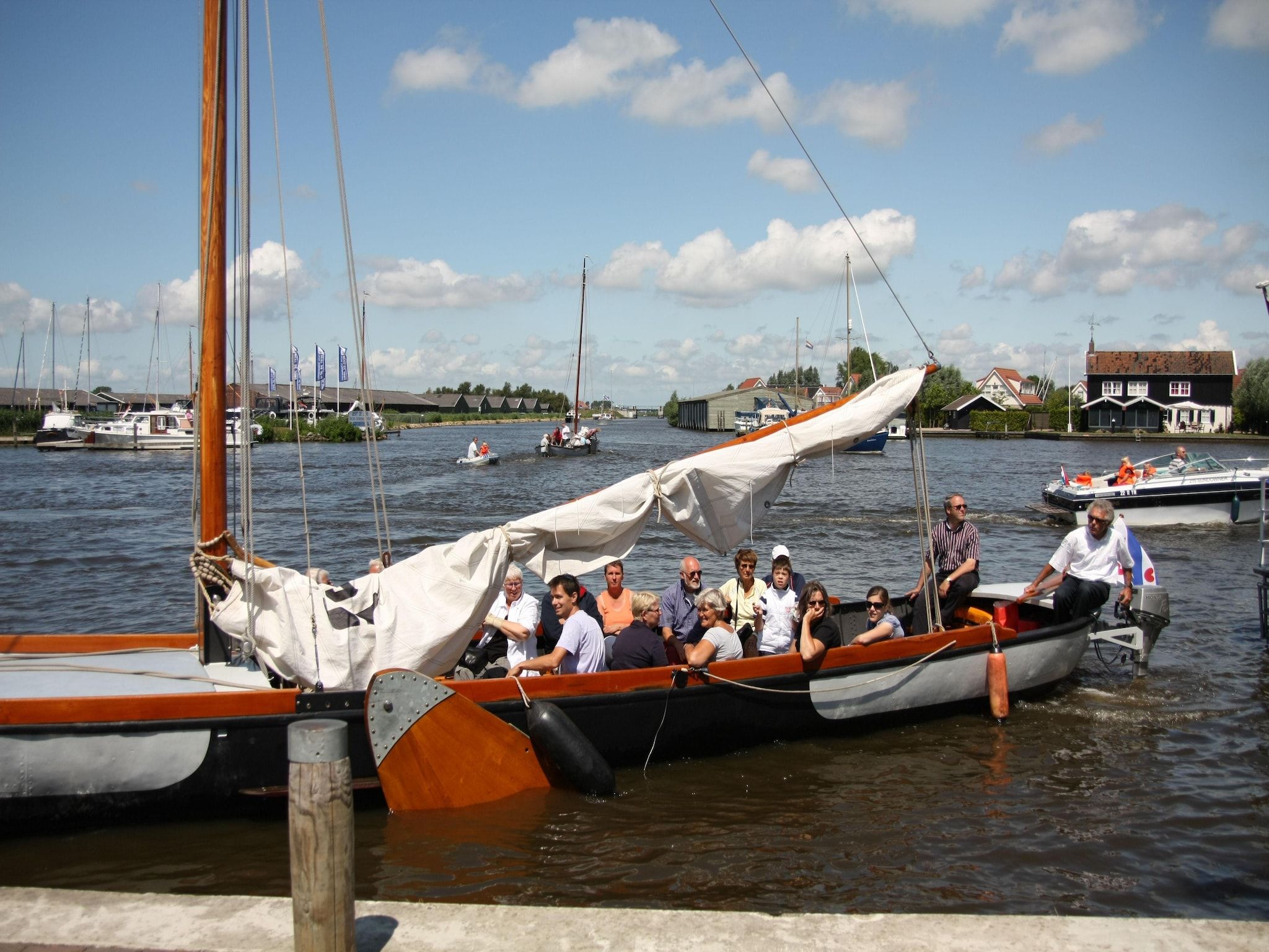 De omgeving van Vakantiehuis in zonnig Grou in Gou
