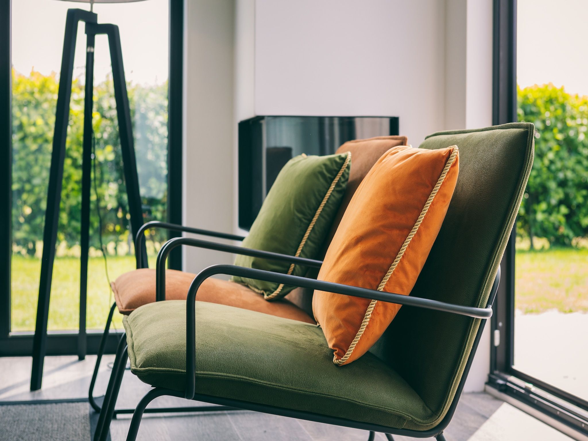 De woonkamer van Vakantiepark Zeedijk 5 in Herkingen