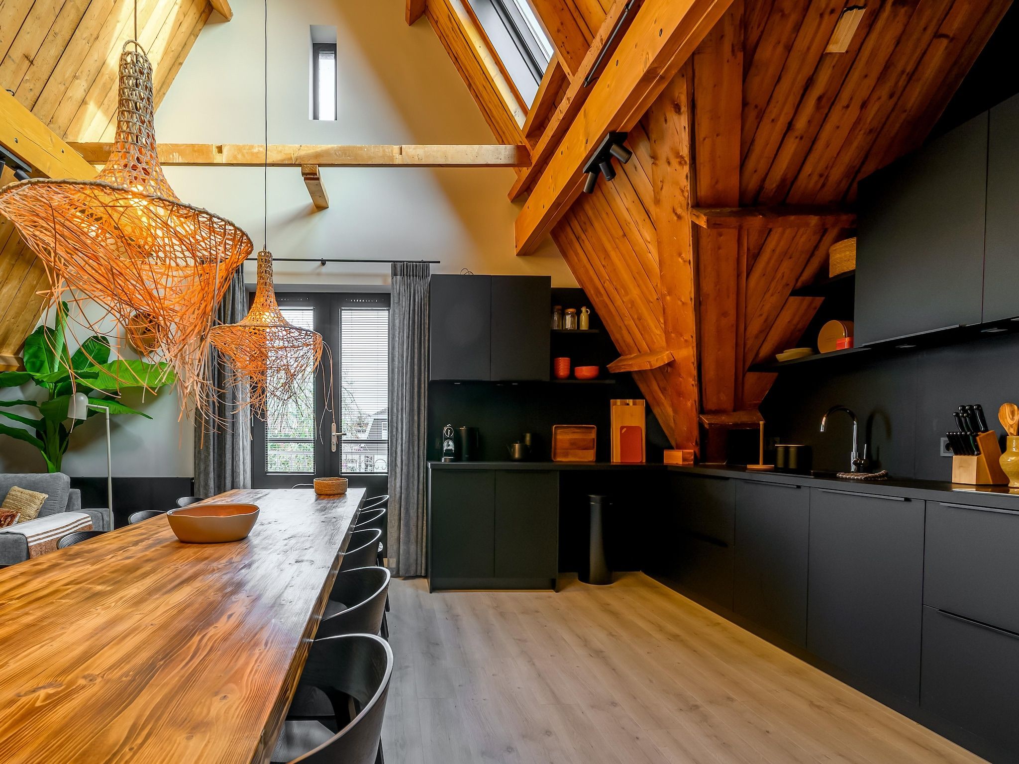 De keuken van Loft Loopuyt in Julianadorp