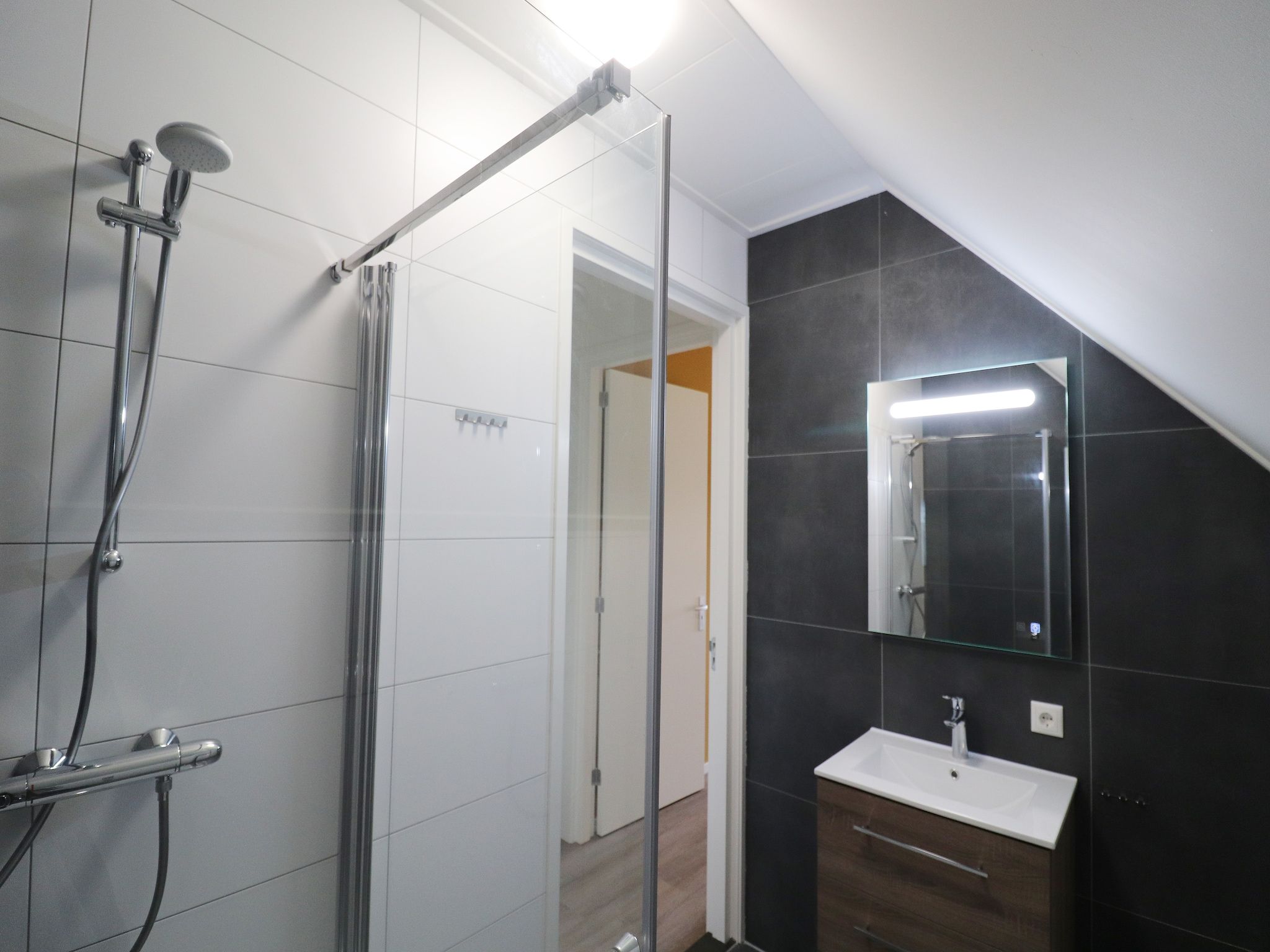 De badkamer van Friese villa in Leons