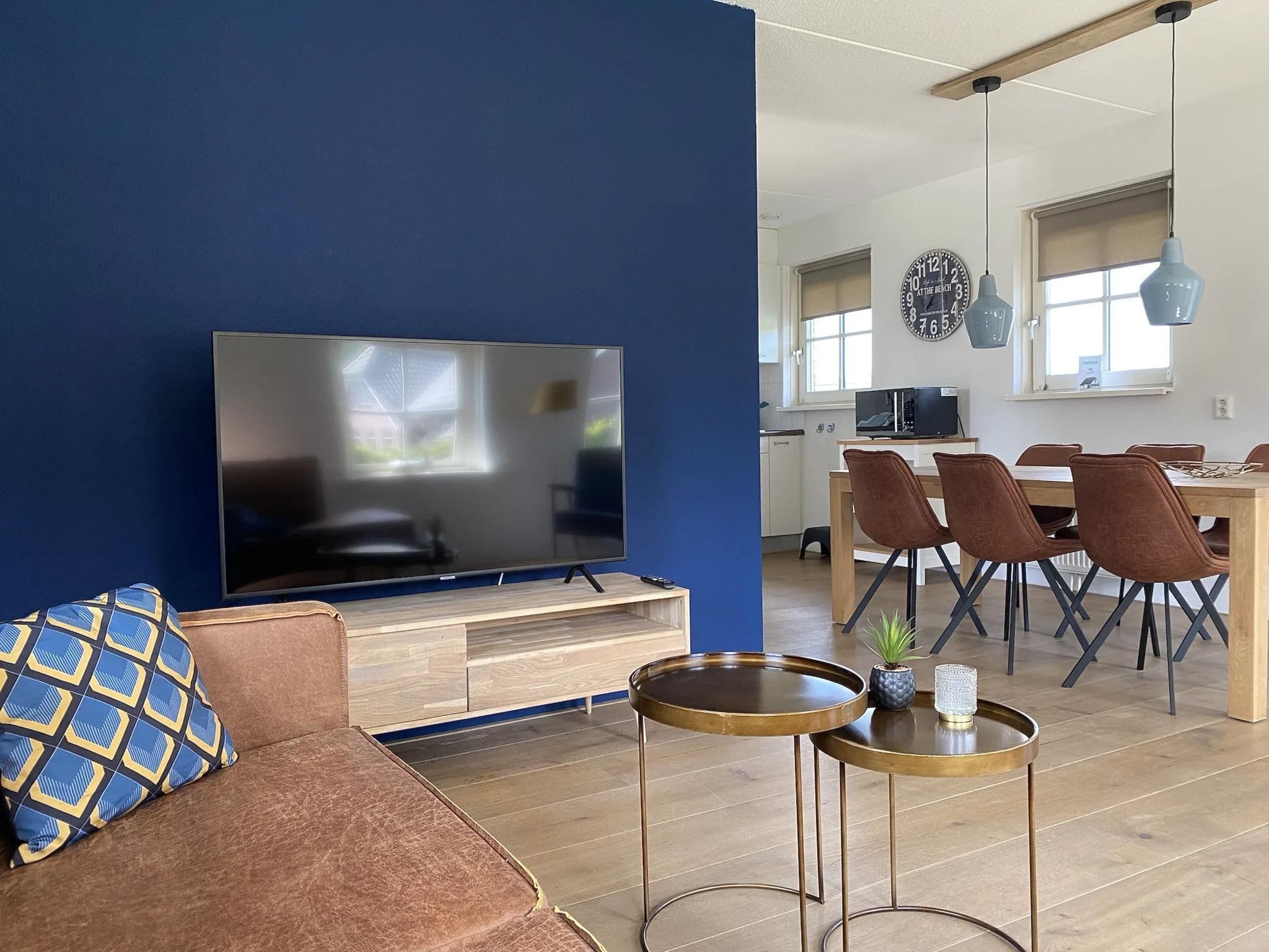 De woonkamer van Villaparc Schoonhovenseland 2 in Hollandscheveld