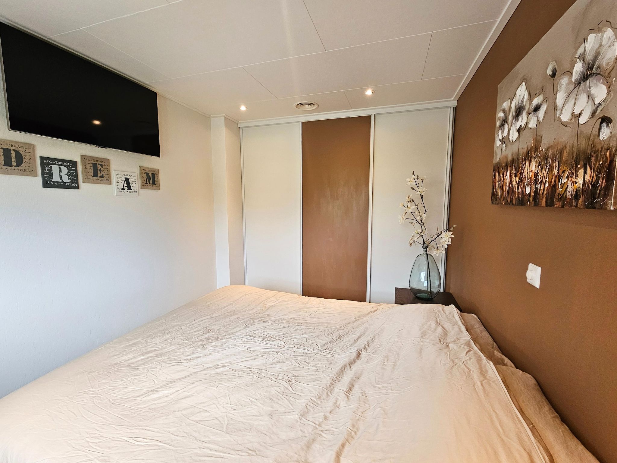 Een slaapkamer van Kieftveen 18-535 Bamboo house in Voorthuizen