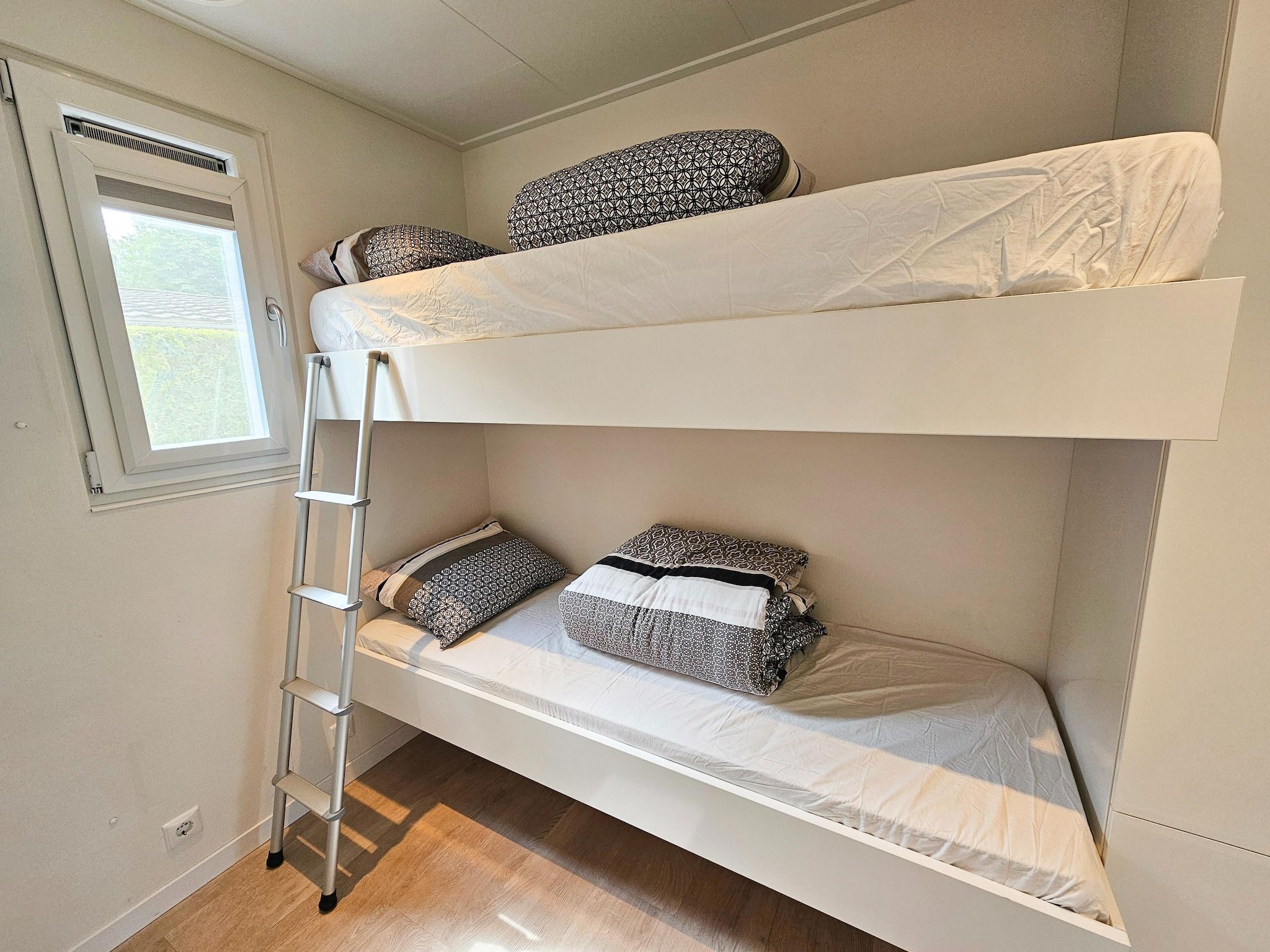 Een slaapkamer van Kieftveen 18-535 Bamboo house in Voorthuizen