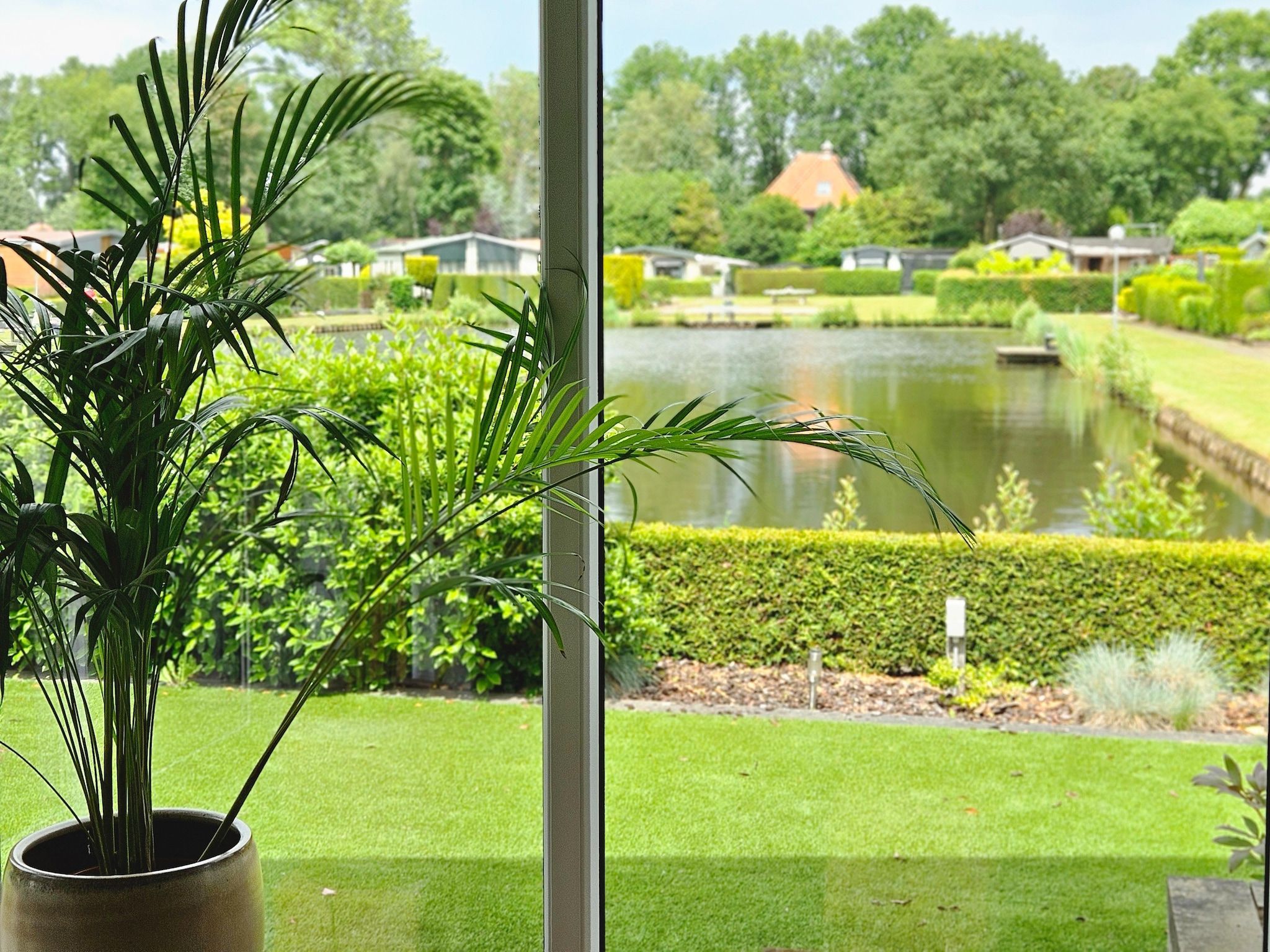 Het uitzicht vanaf Kieftveen 18-535 Bamboo house in Voorthuizen