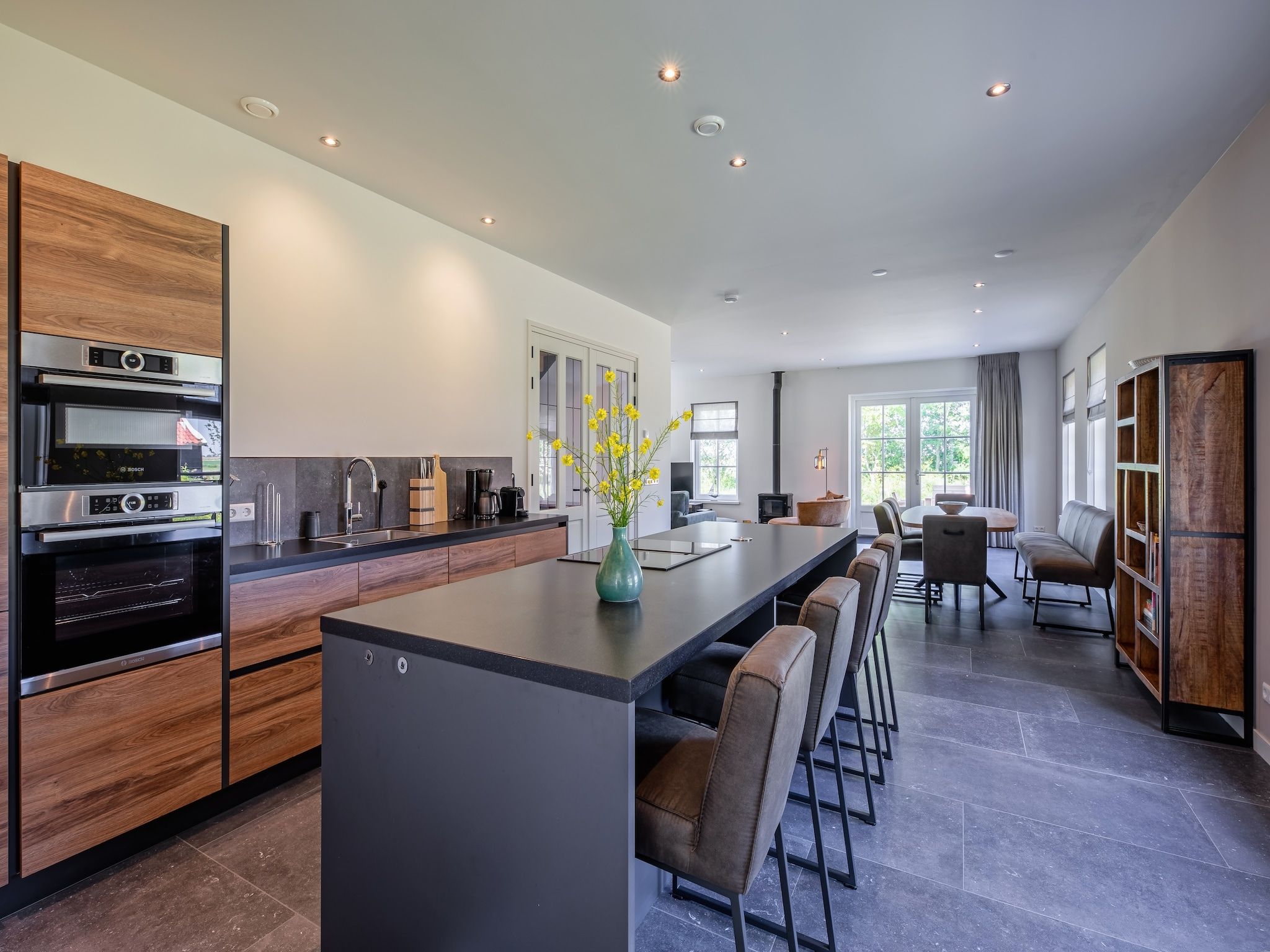 De keuken van Familievilla Nieuw-Zeeland in Oosterend