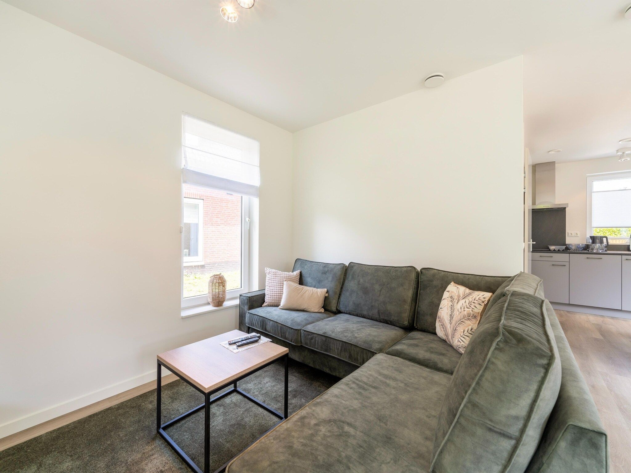 De woonkamer van Kuifduiker 5 in Simonshaven