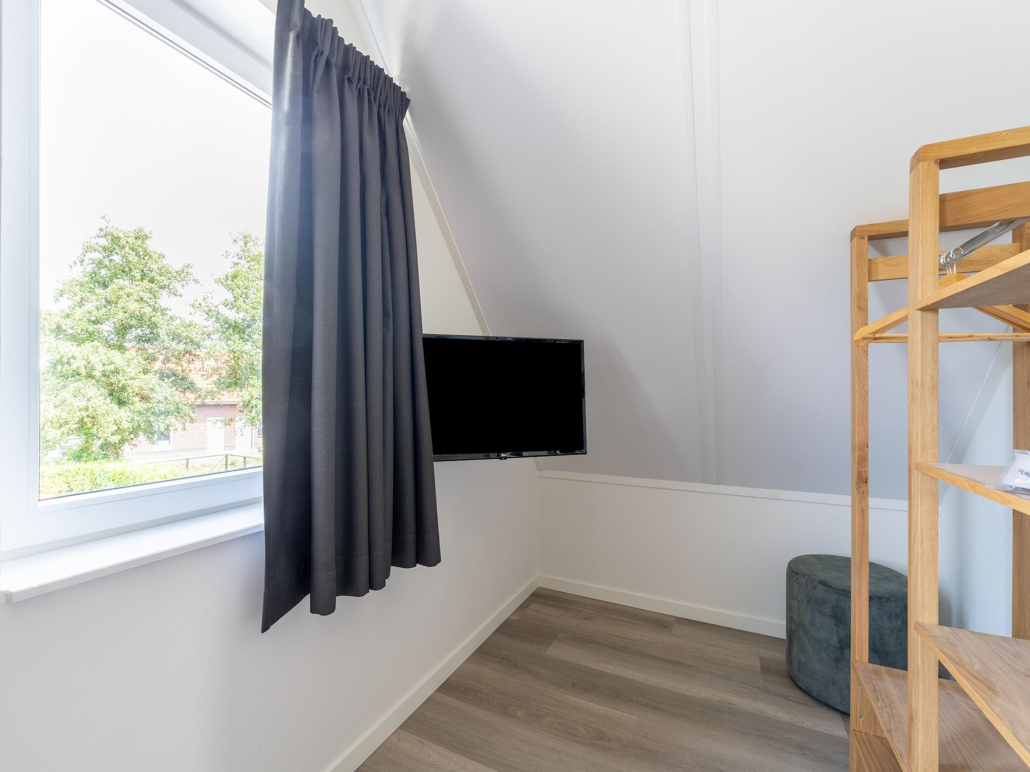 Een slaapkamer van Kuifduiker 5 in Simonshaven