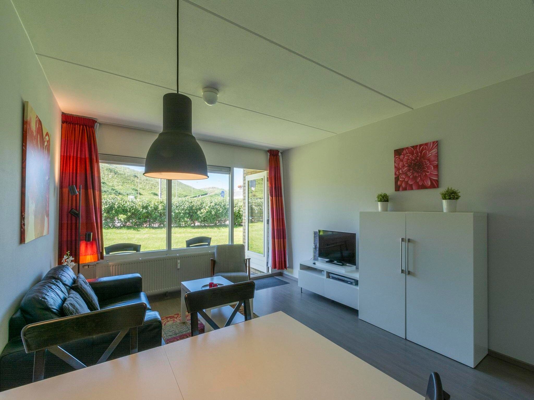 De woonkamer van Beach Appartement 08 in Callantsoog