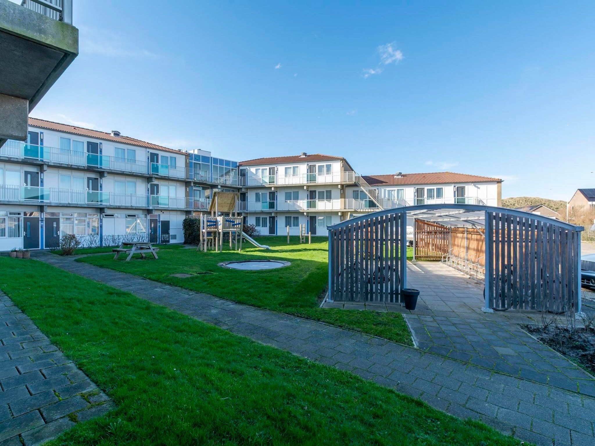 De buitenkant van Beach Appartement 08 in Callantsoog