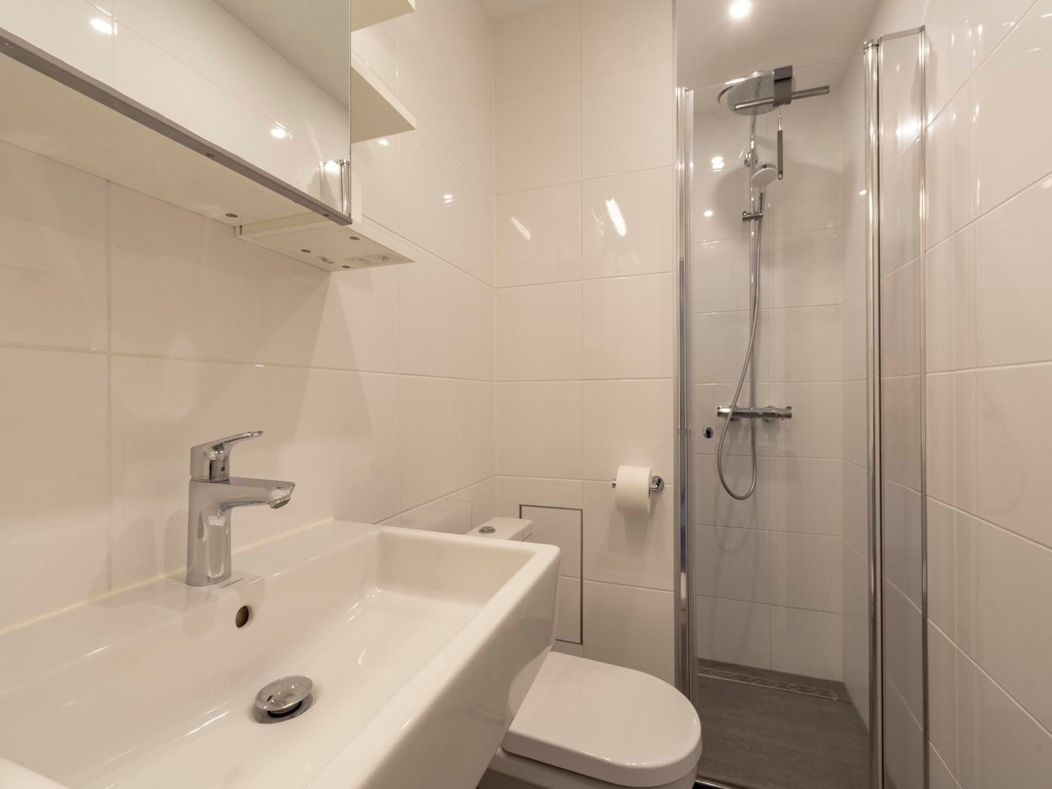 De badkamer van Beach Appartement 08 in Callantsoog