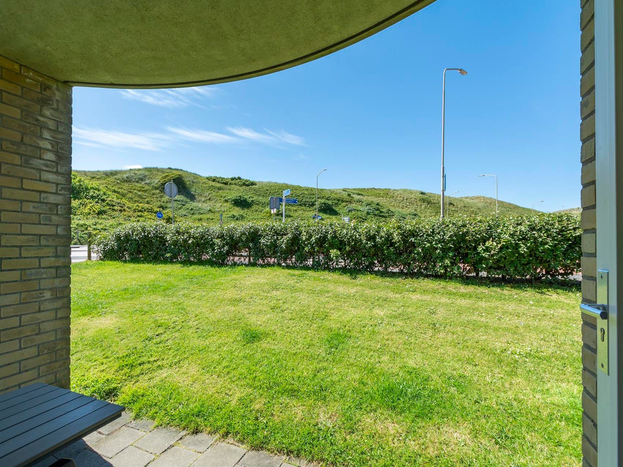 De tuin van Beach Appartement 08 in Callantsoog