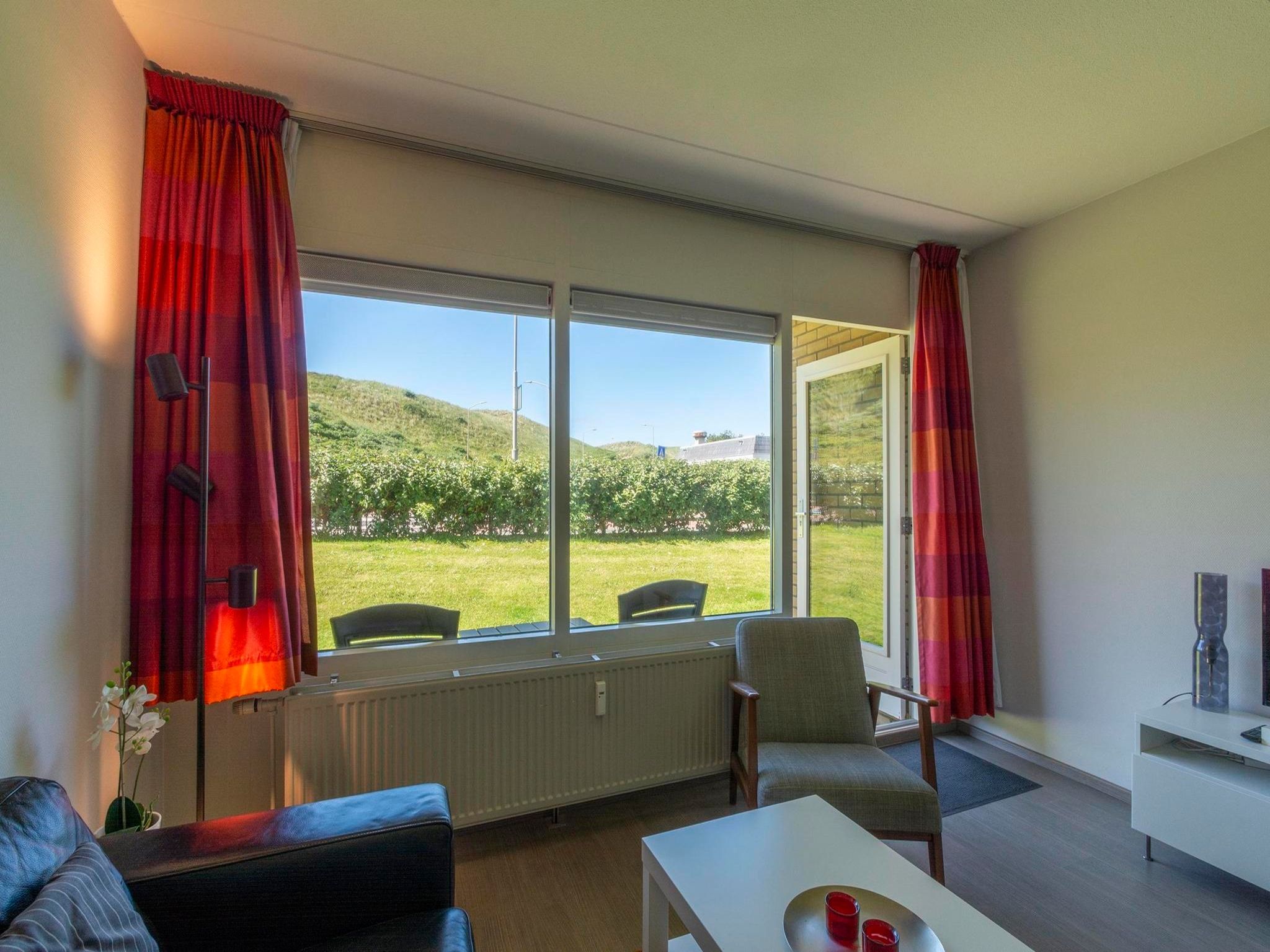 De woonkamer van Beach Appartement 08 in Callantsoog