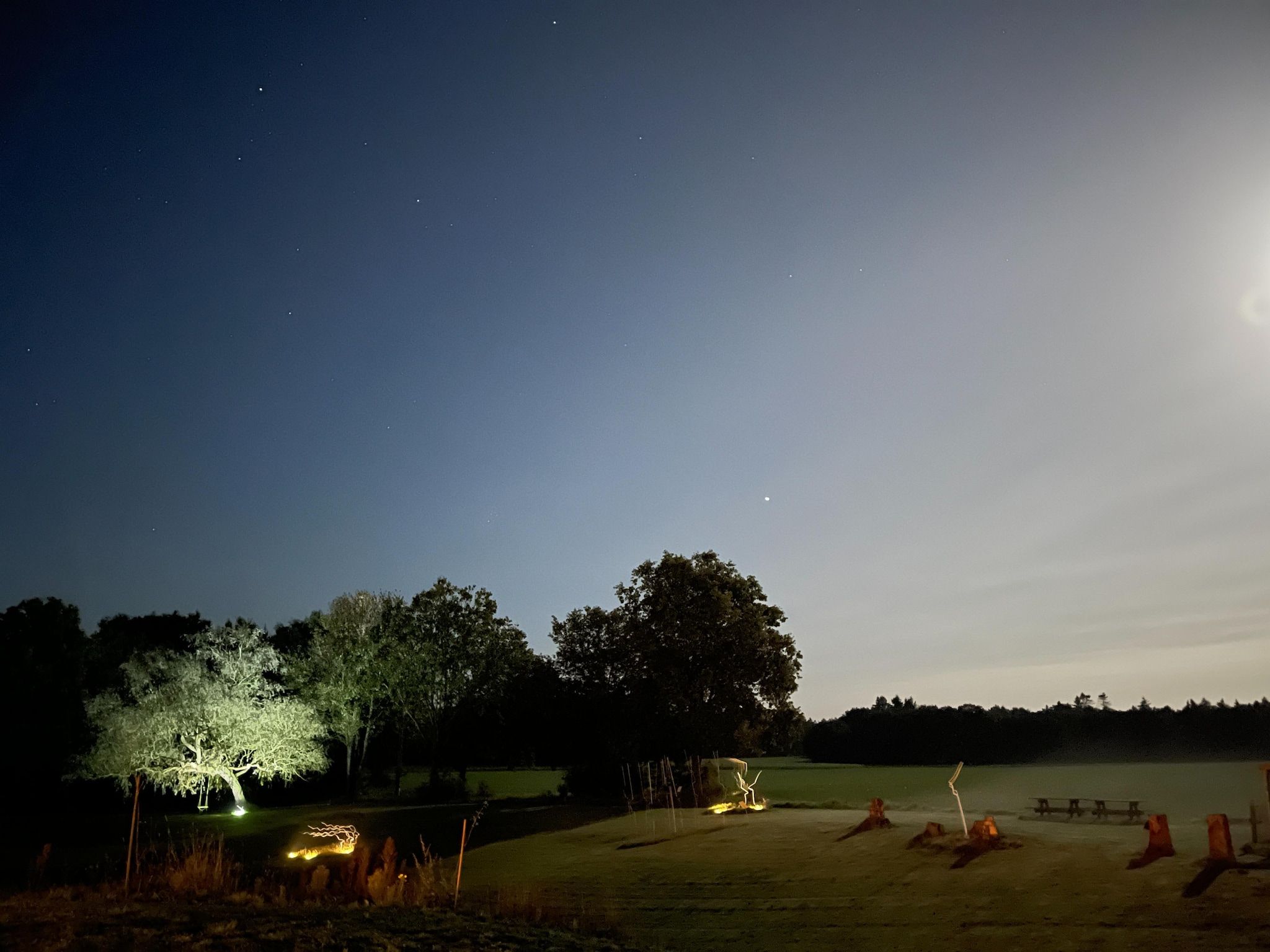 De tuin van Landhuis Hezenes in Diever