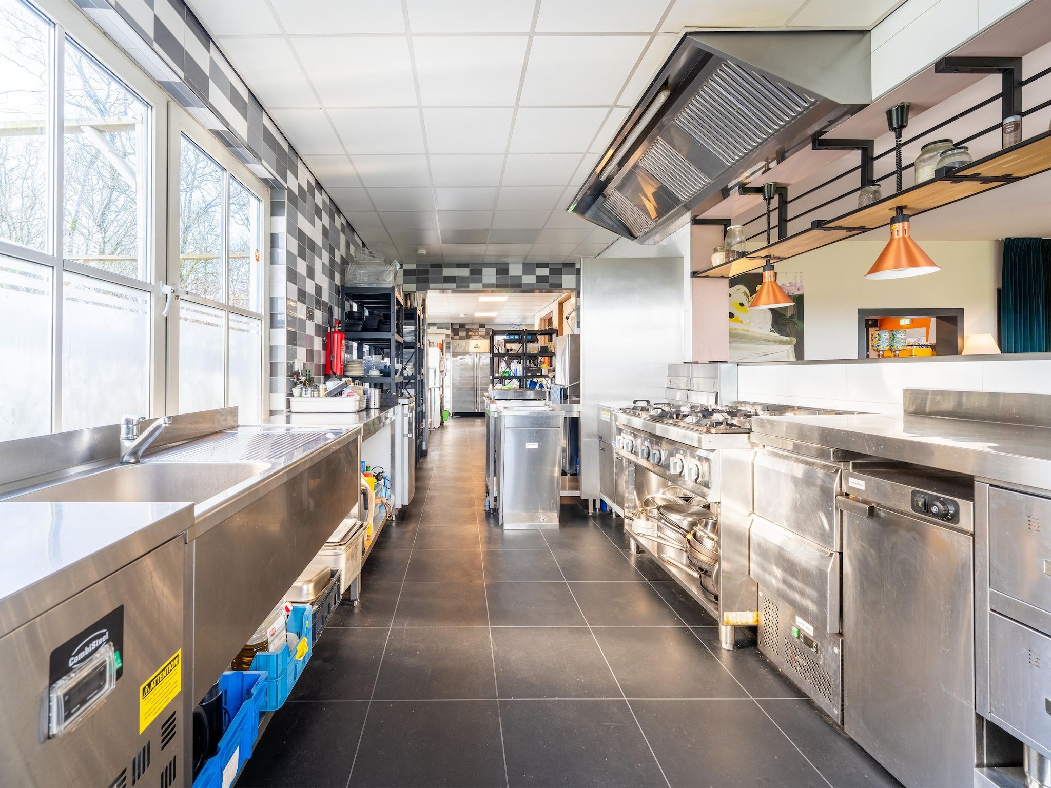 De keuken van Landhuis Hezenes in Diever