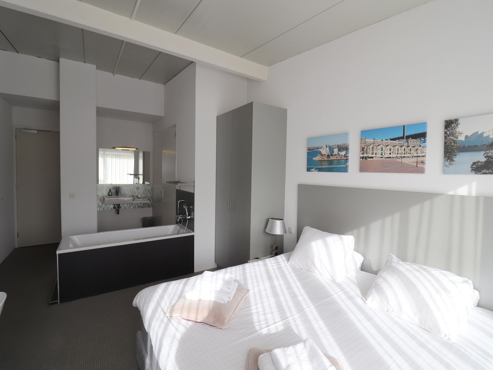 Een slaapkamer van De Slaapfabriek in Teuge