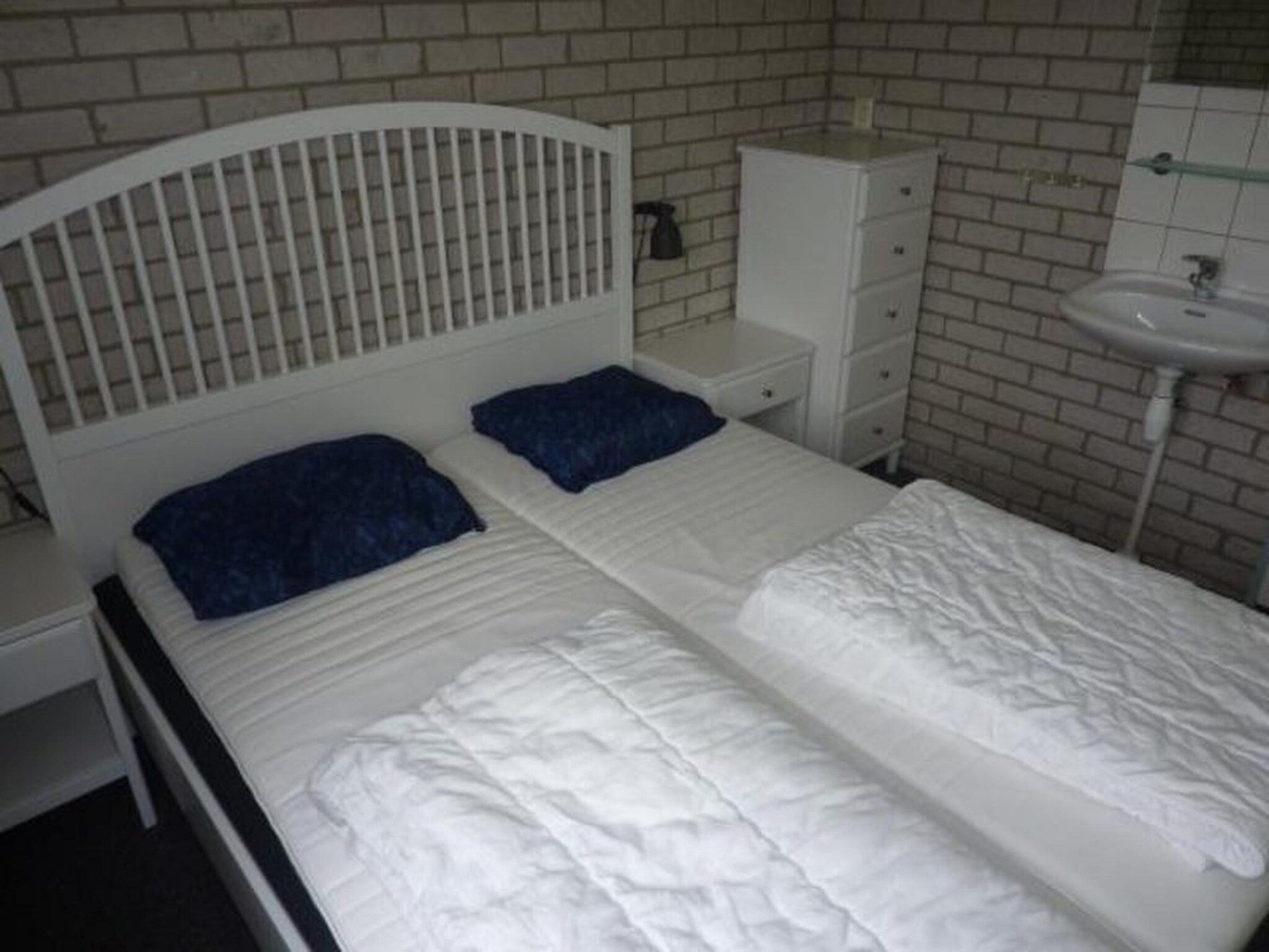 Een slaapkamer van Schoneveld 367 Strandparel Breskens in Breskens