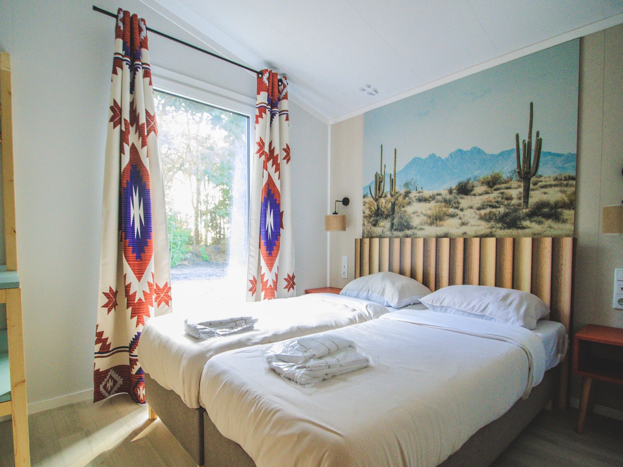 Een slaapkamer van Rancho Grande Deluxe in Slagharen