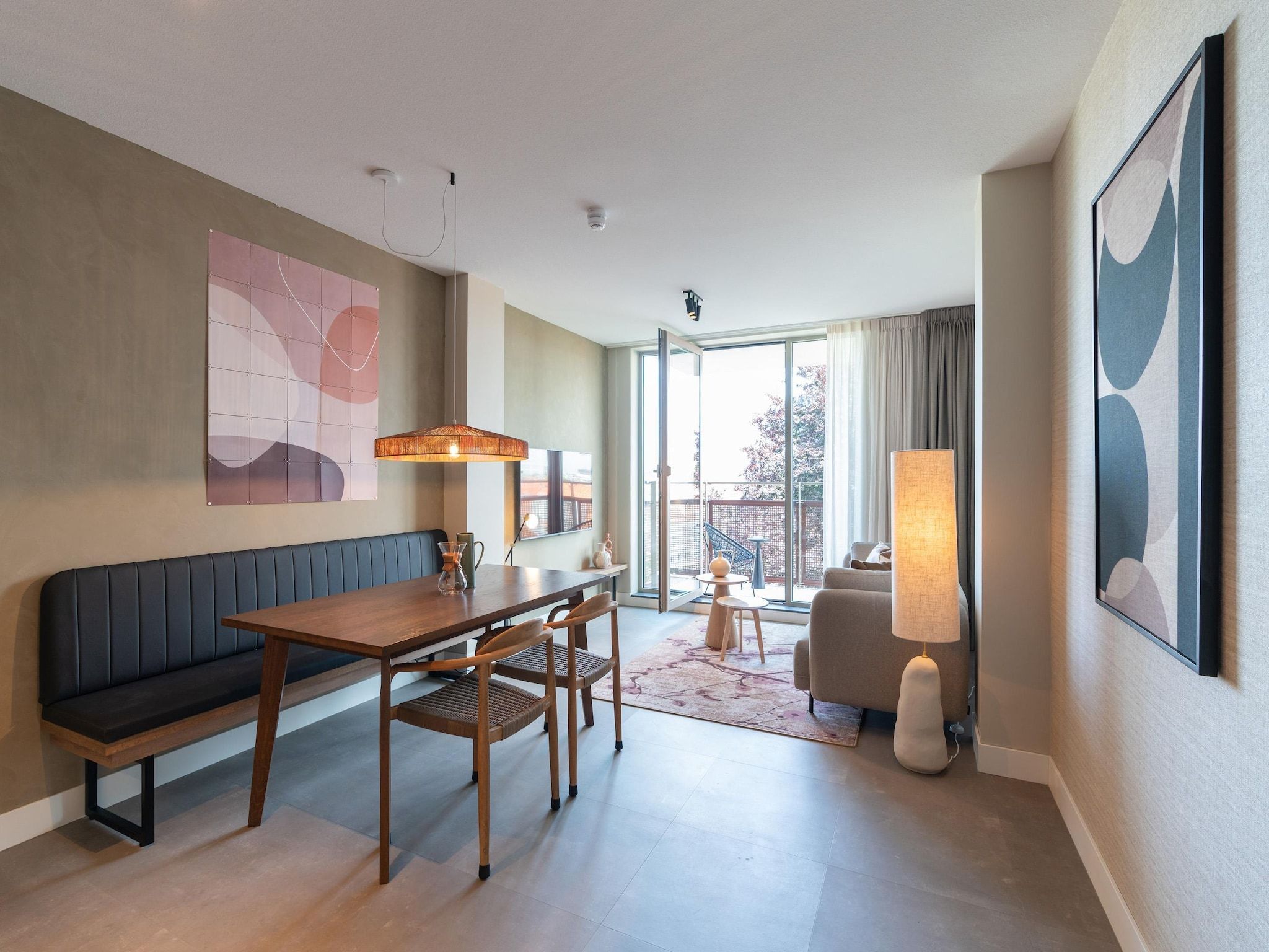 De woonkamer van Walden 4 in Den  Haag