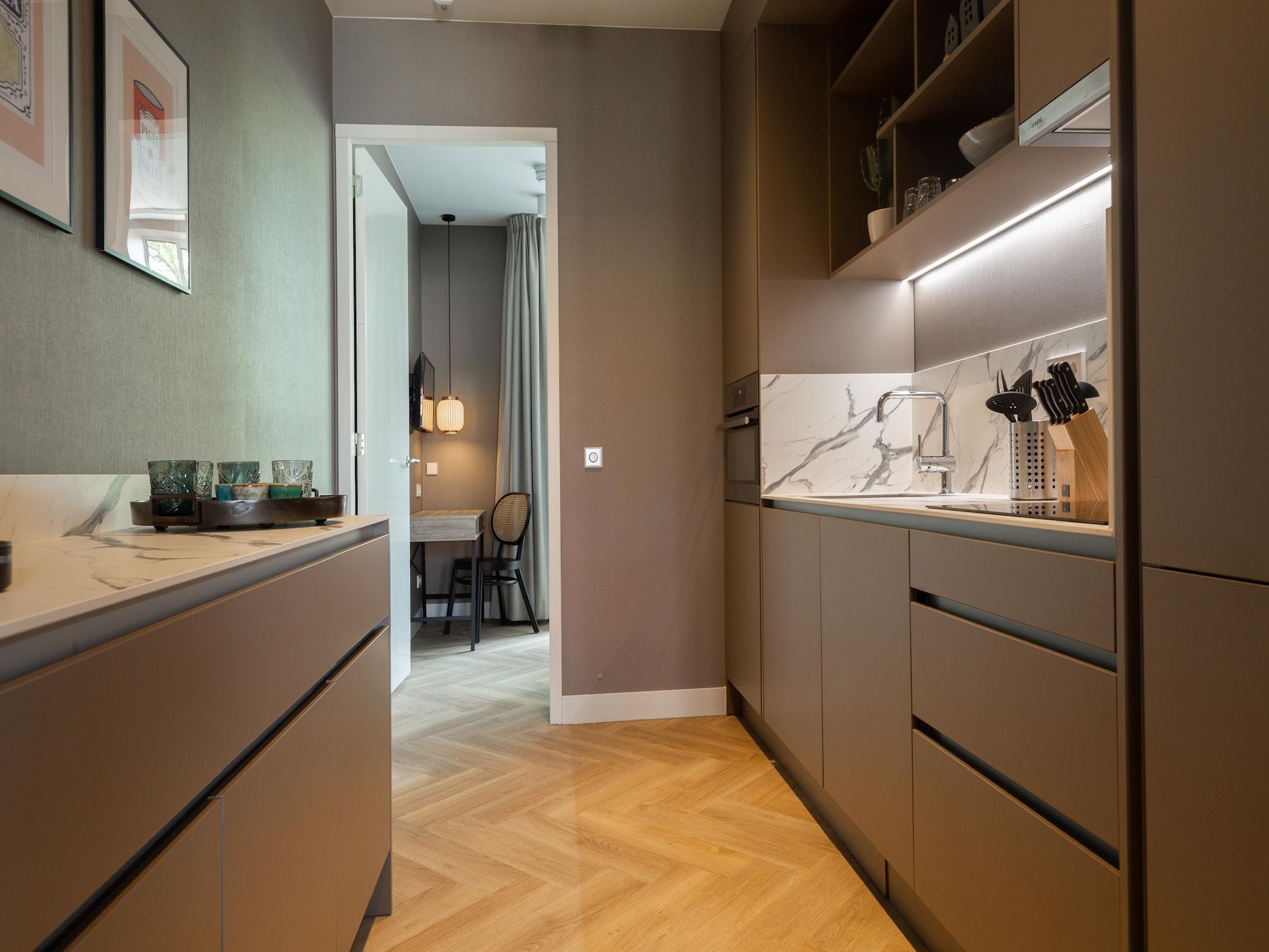 De keuken van Maurits 4 in Den Haag