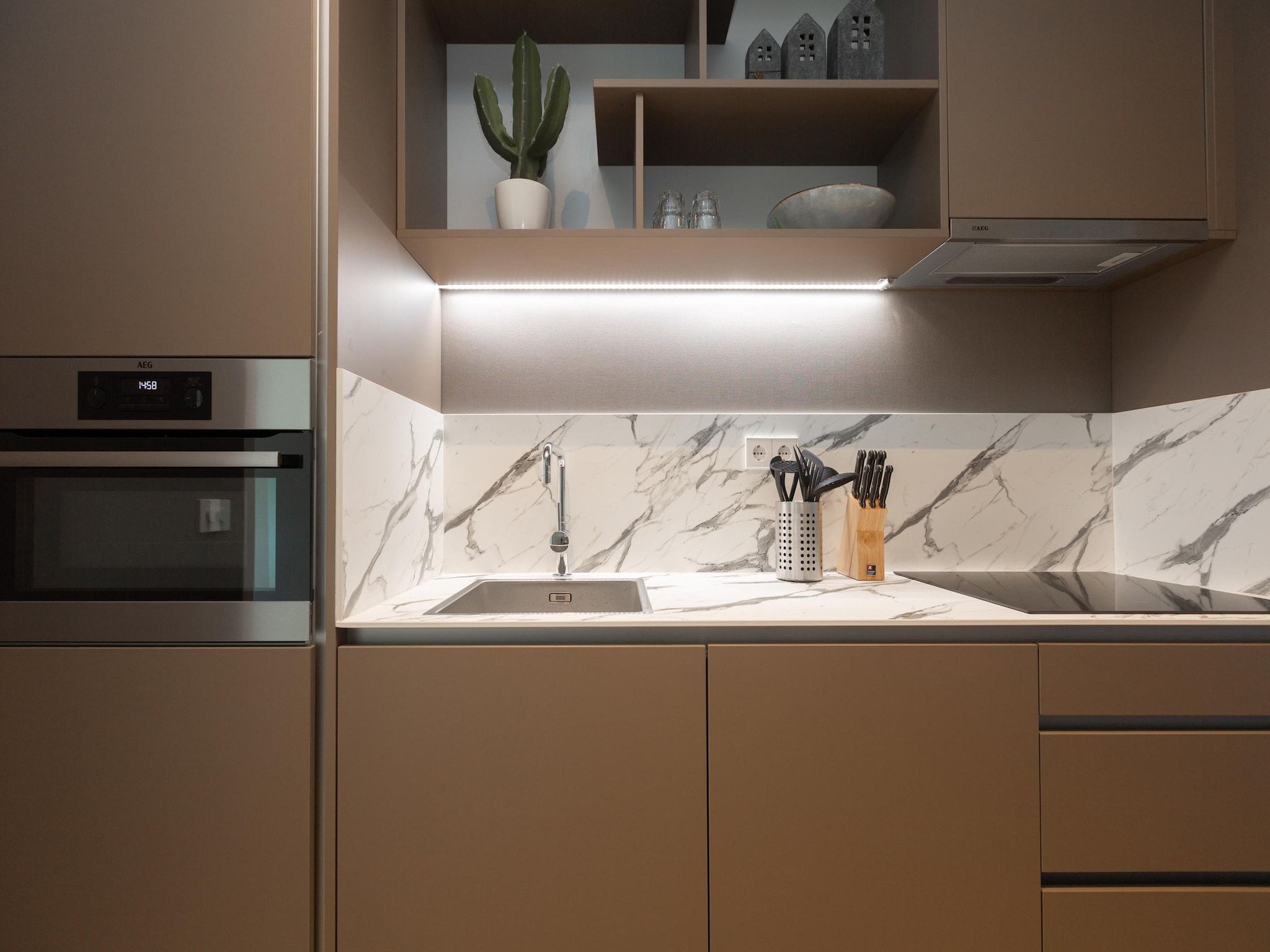 De keuken van Maurits 4 in Den Haag