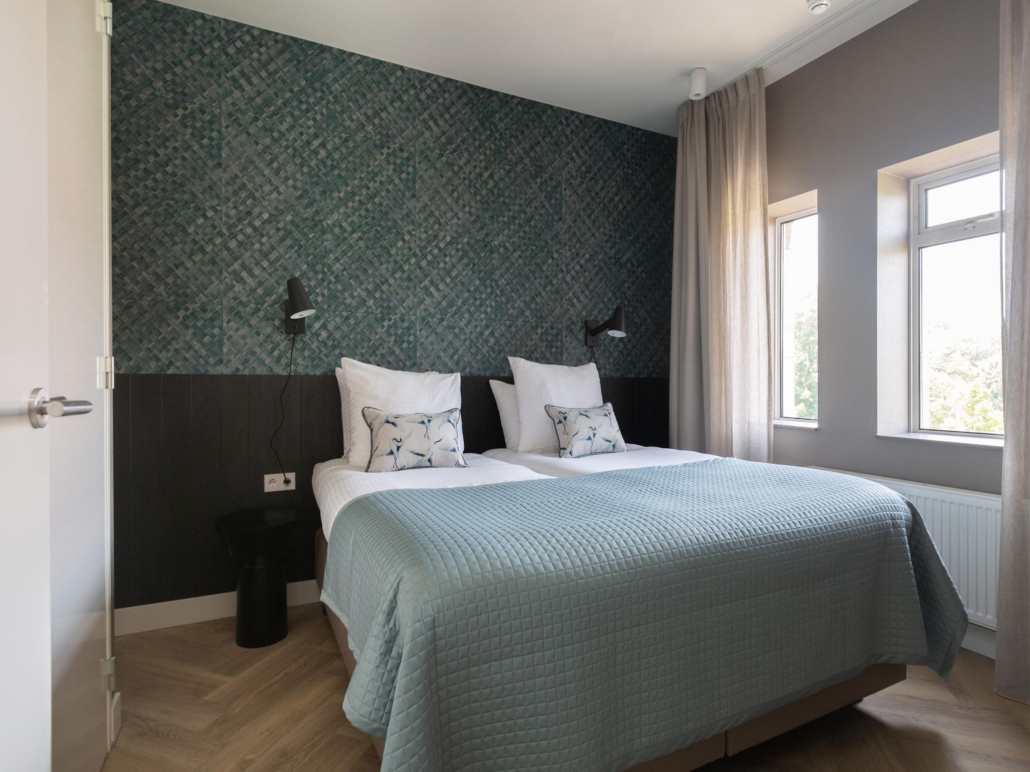 Een slaapkamer van Maurits 4 in Den Haag