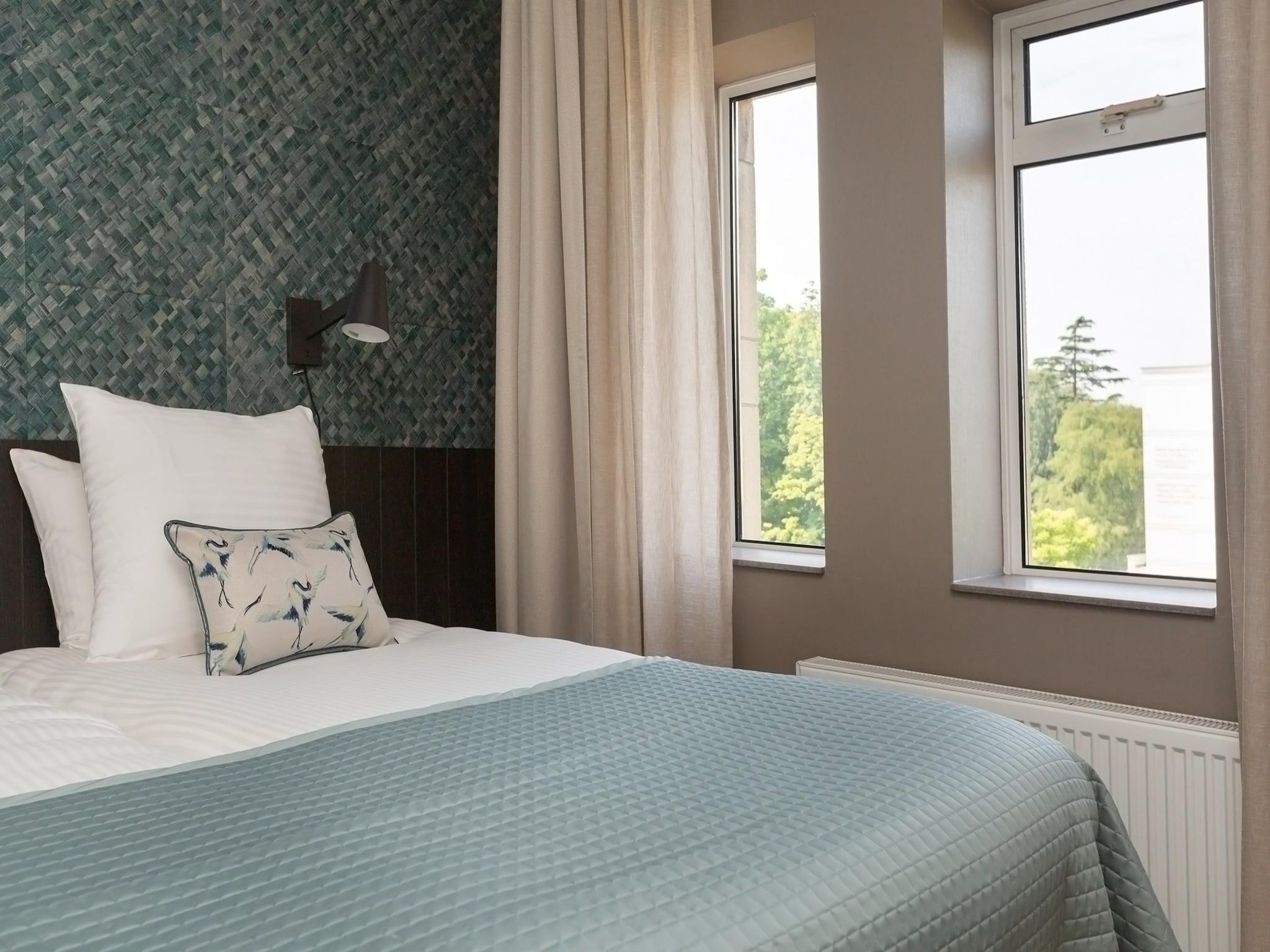 Een slaapkamer van Maurits 4 in Den Haag