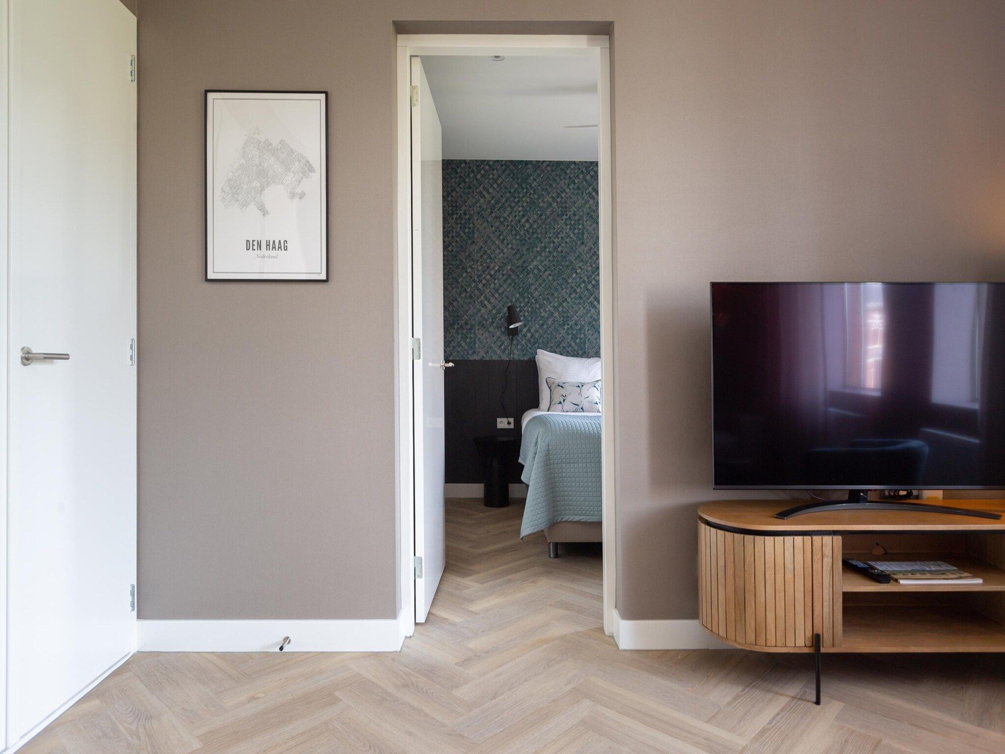 De woonkamer van Maurits 4 in Den Haag