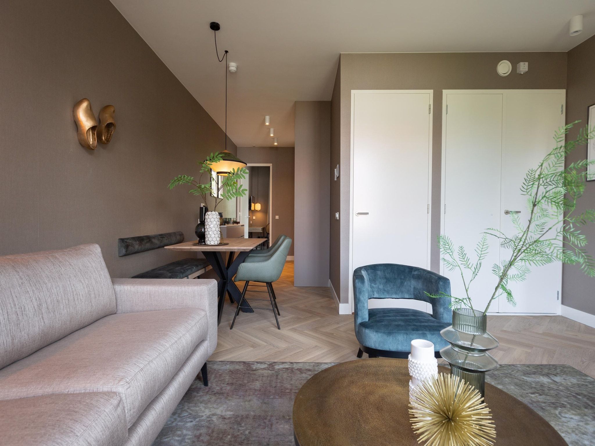 De woonkamer van Maurits 4 in Den Haag