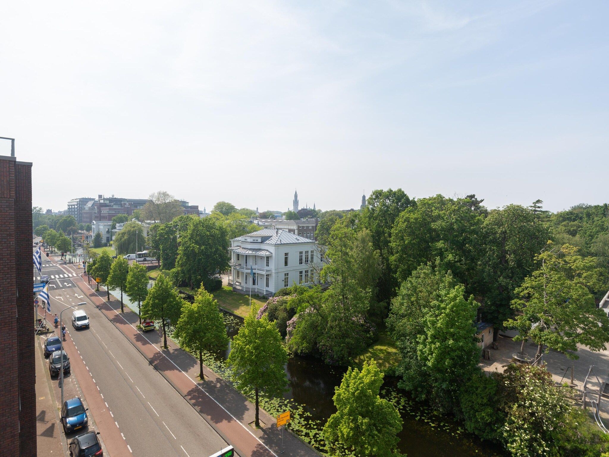 Het uitzicht vanaf Maurits 8 in Den Haag