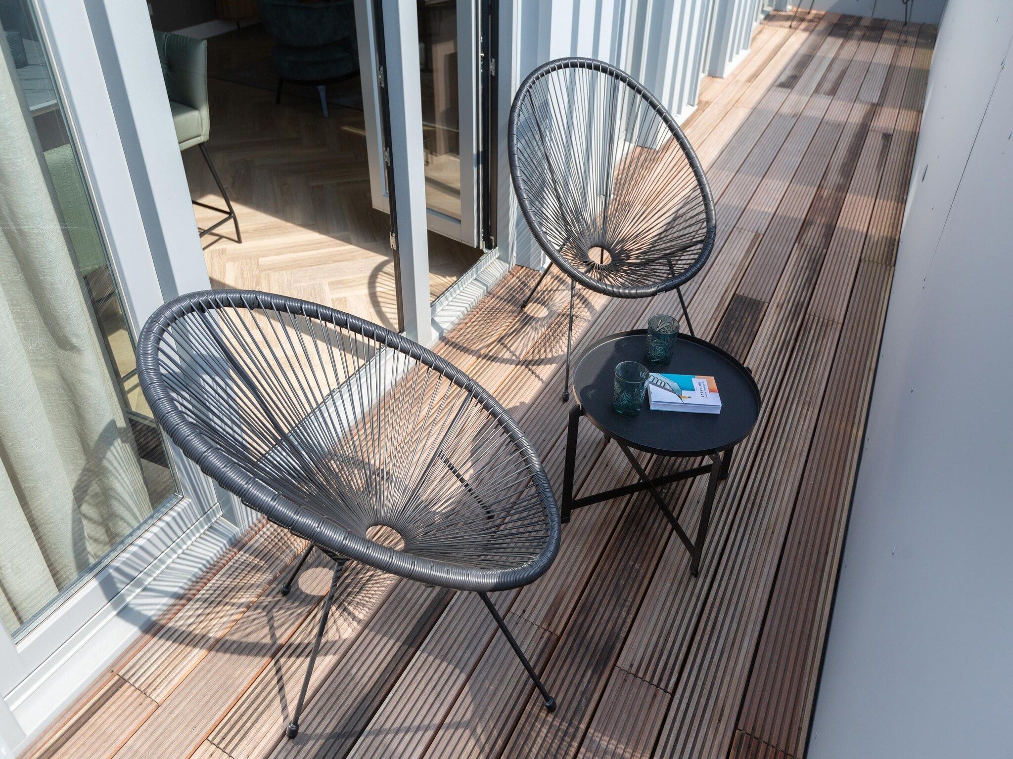 Het terras van Maurits 8 in Den Haag