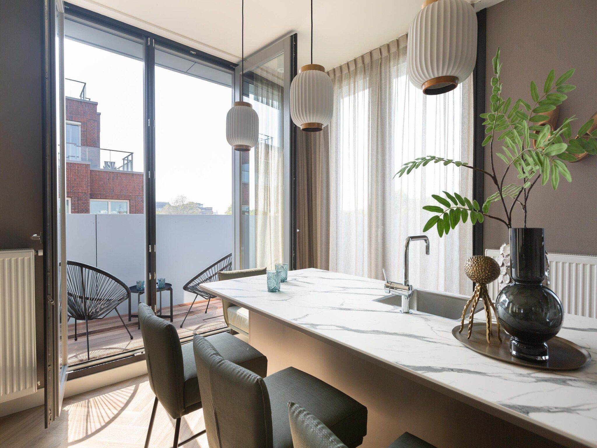 De keuken van Maurits 8 in Den Haag