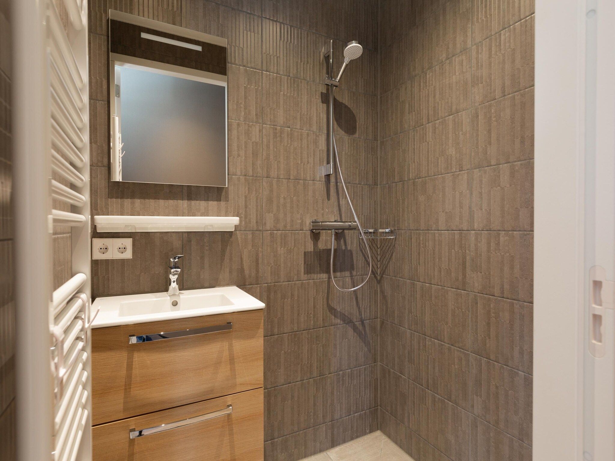 De badkamer van Maurits 8 in Den Haag