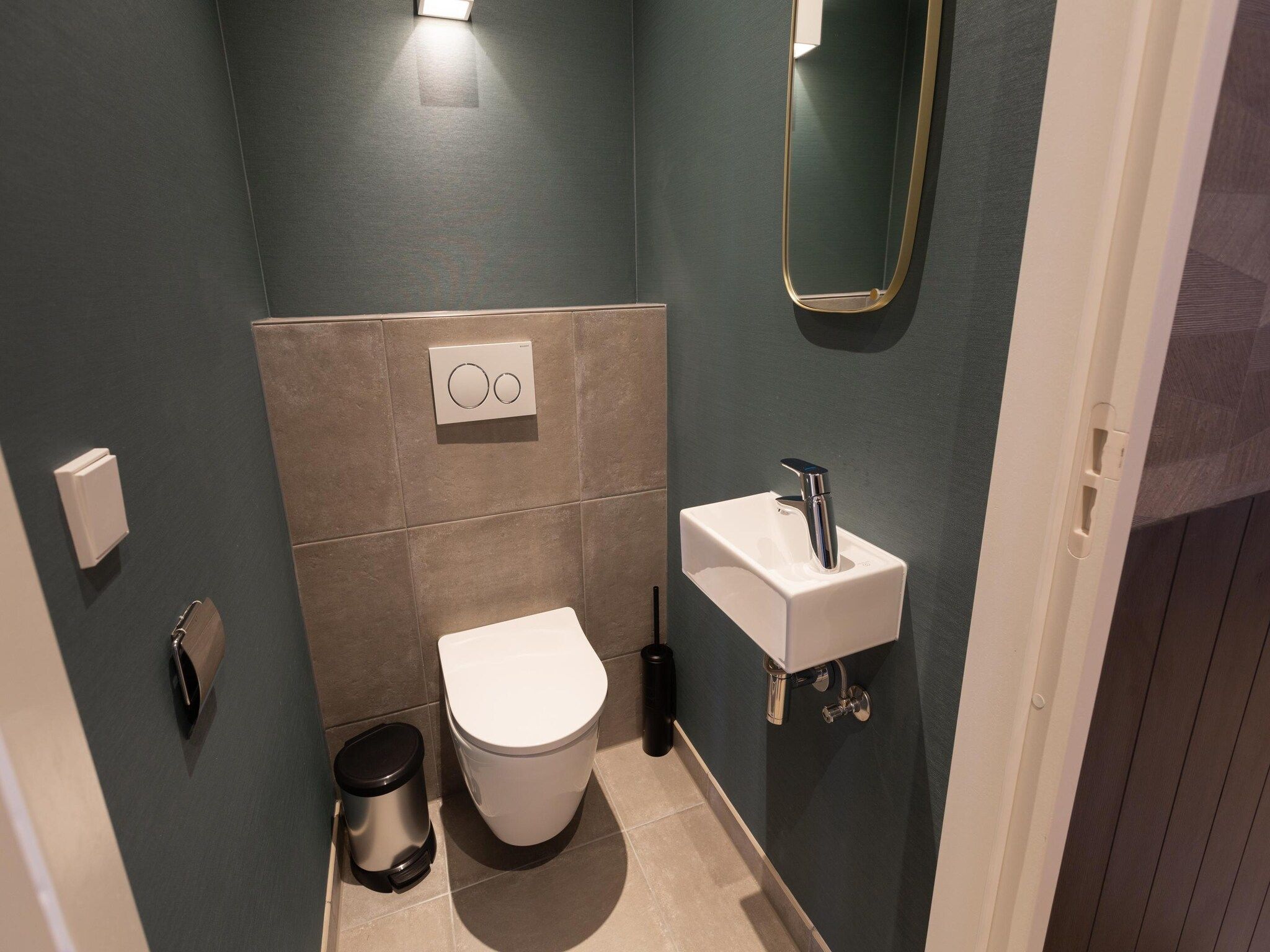 De badkamer van Maurits 8 in Den Haag