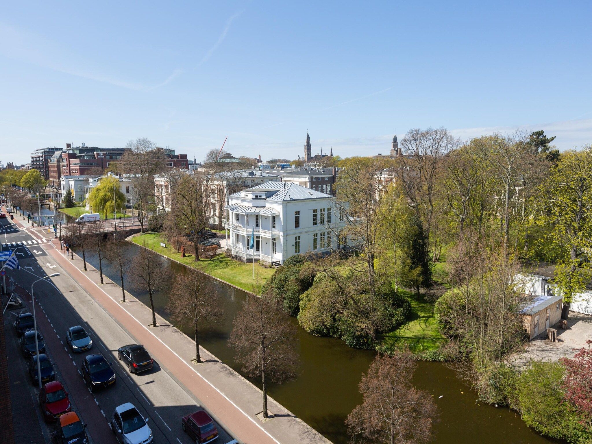 Het uitzicht vanaf Maurits 8 in Den Haag
