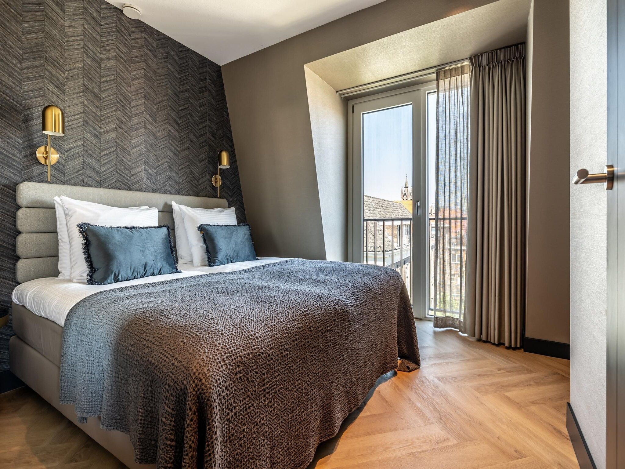 Een slaapkamer van Delft 4C in Delft