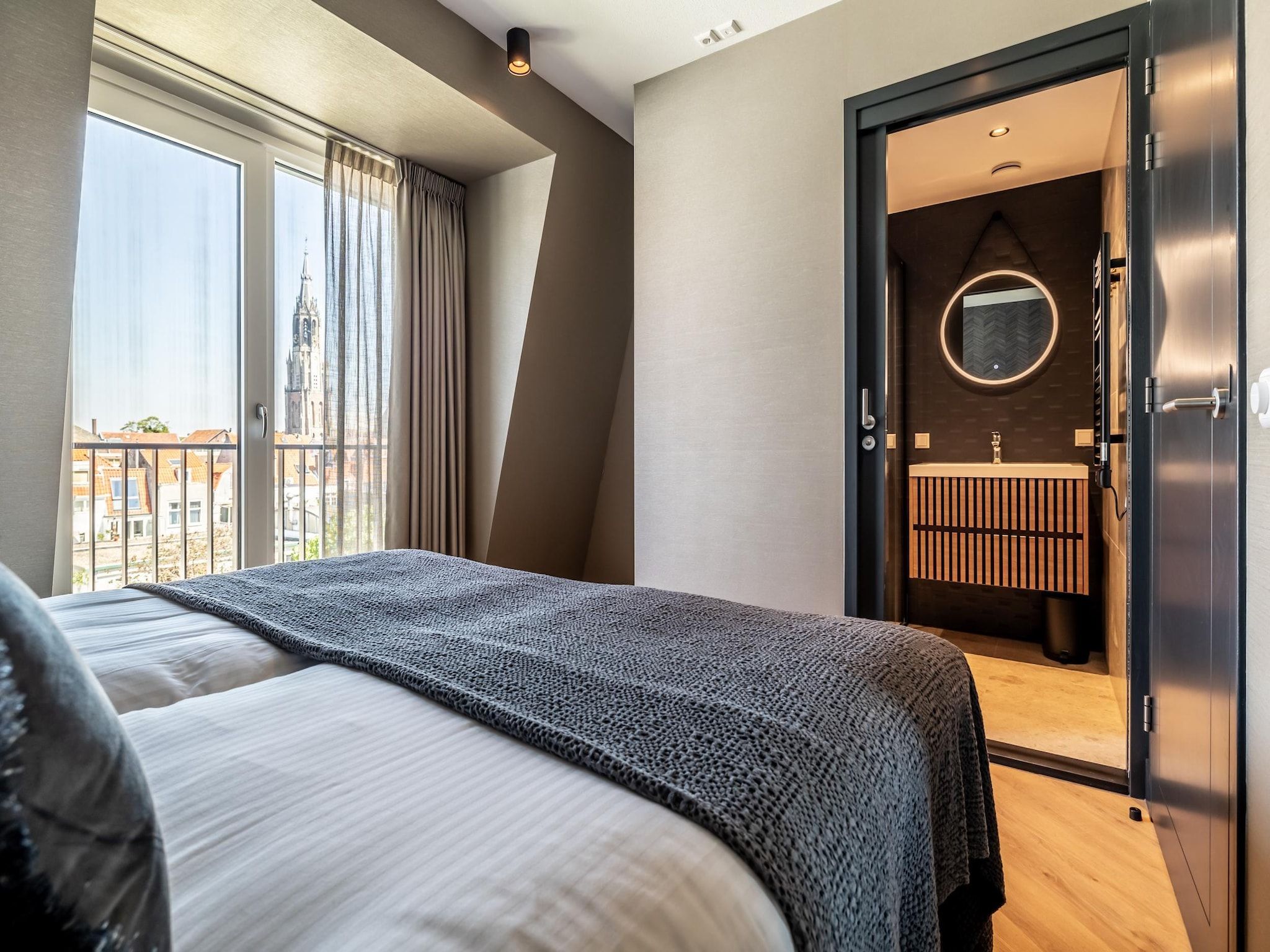 Een slaapkamer van Delft 4C in Delft