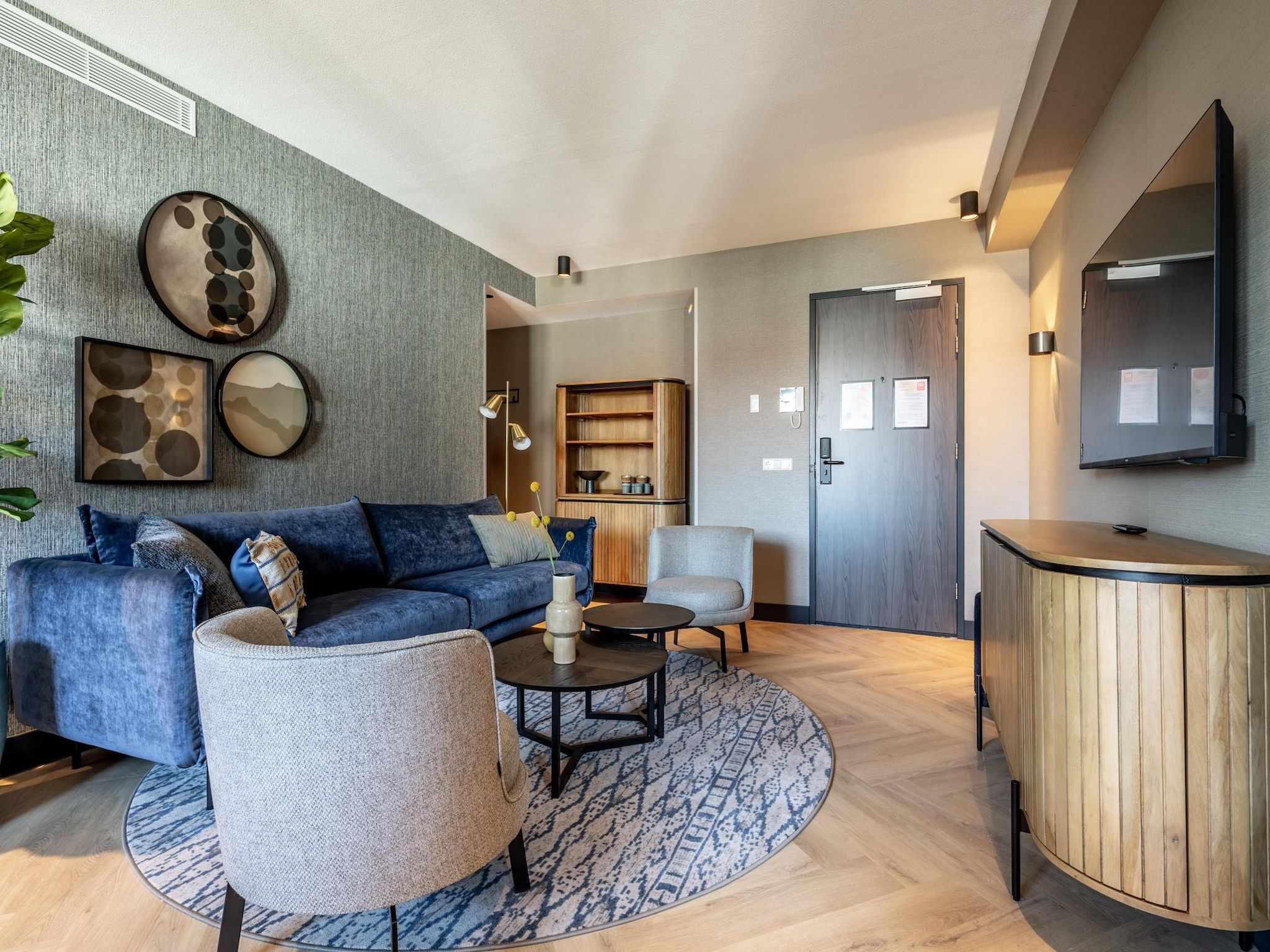 De woonkamer van Delft 5B in Delft