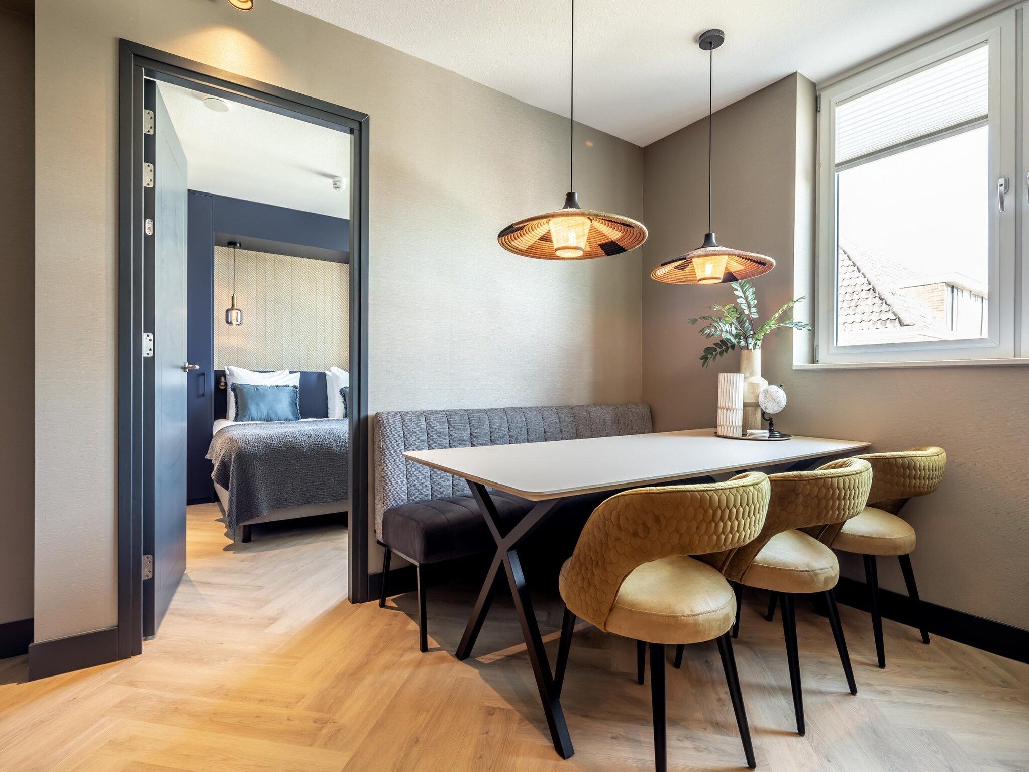 De eetkamer van Delft 5B in Delft