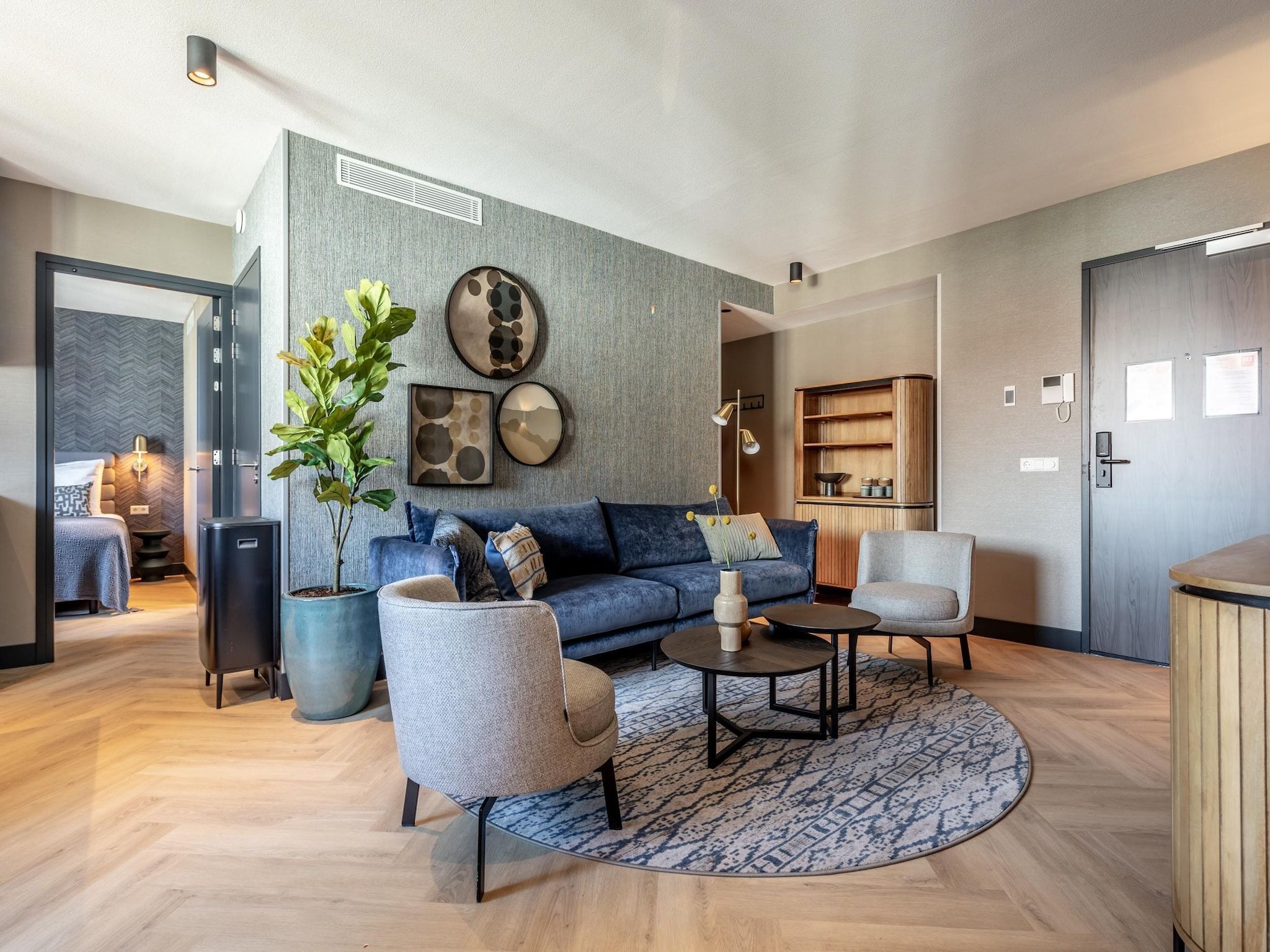 De woonkamer van Delft 5B in Delft