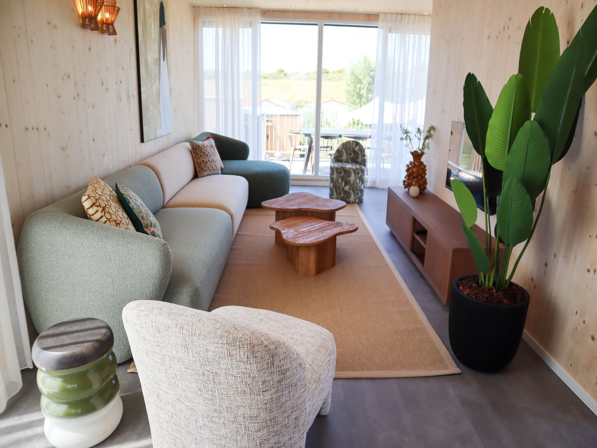 De woonkamer van Vlugtenburg 16 in s Gravenzande