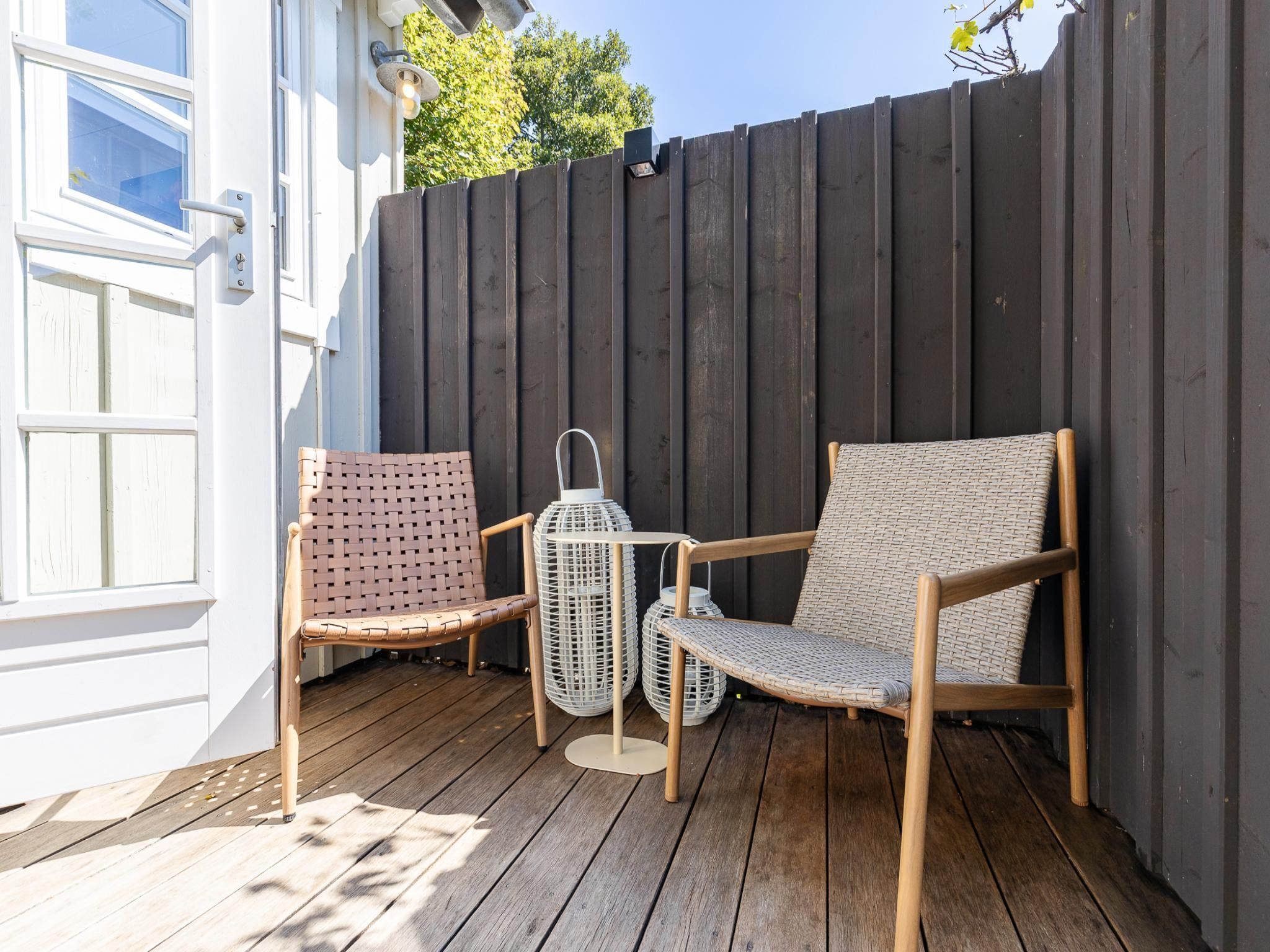 Het terras van Lijsterhofstraat 13 - Knusse vakantiewoning nabij strand en centrum in Domburg