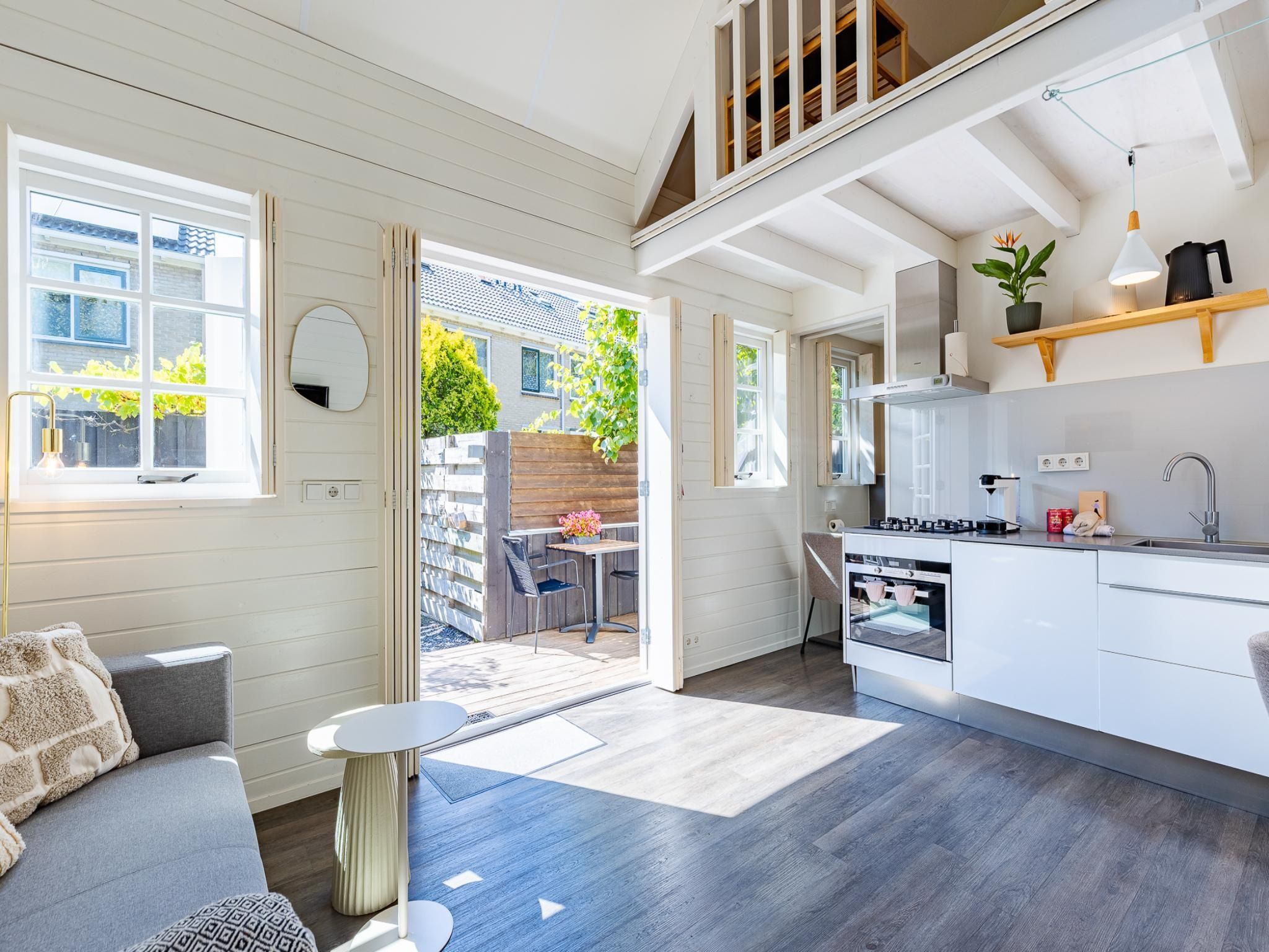 De keuken van Lijsterhofstraat 13 - Knusse vakantiewoning nabij strand en centrum in Domburg