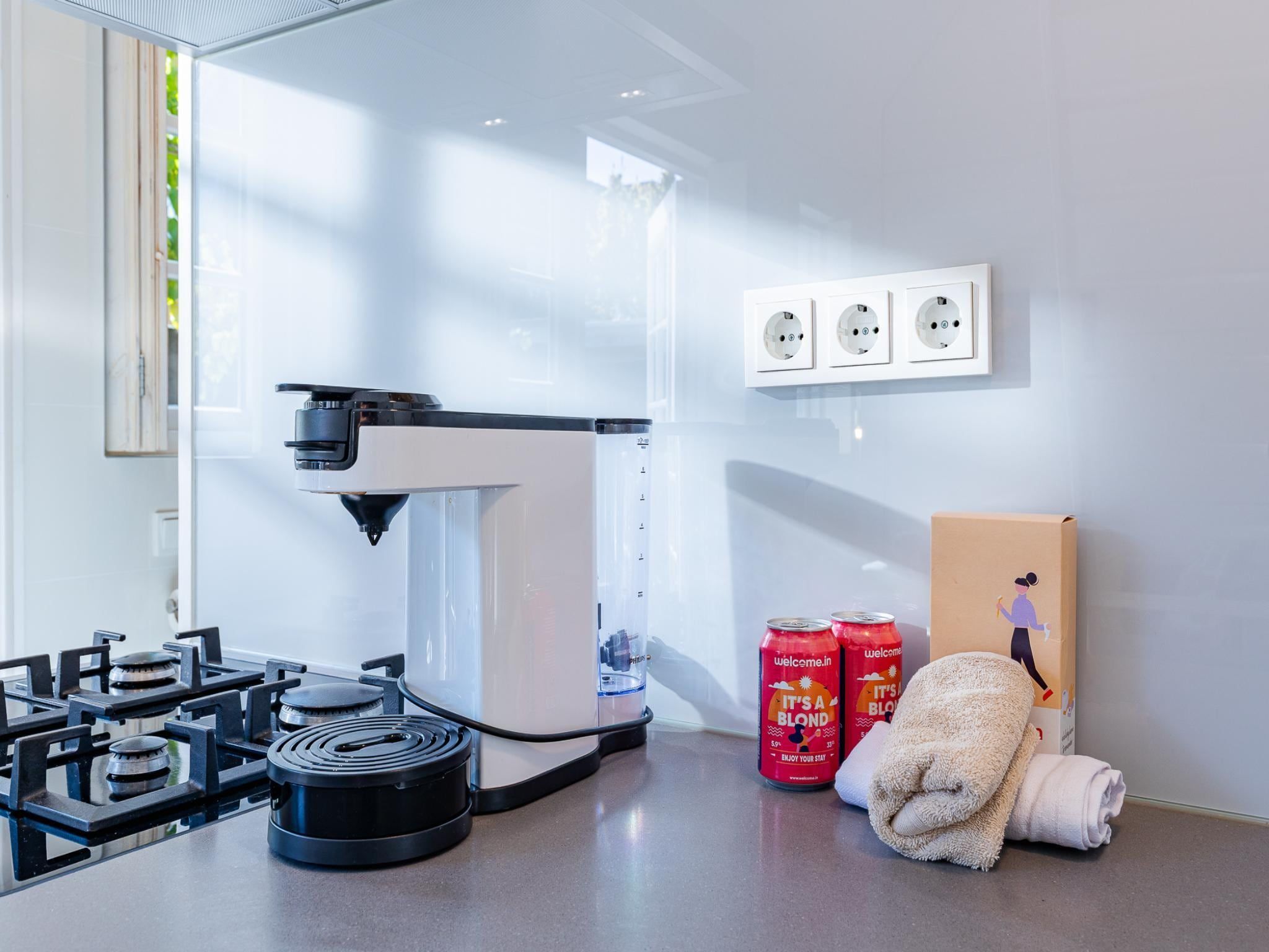 De keuken van Lijsterhofstraat 13 - Knusse vakantiewoning nabij strand en centrum in Domburg