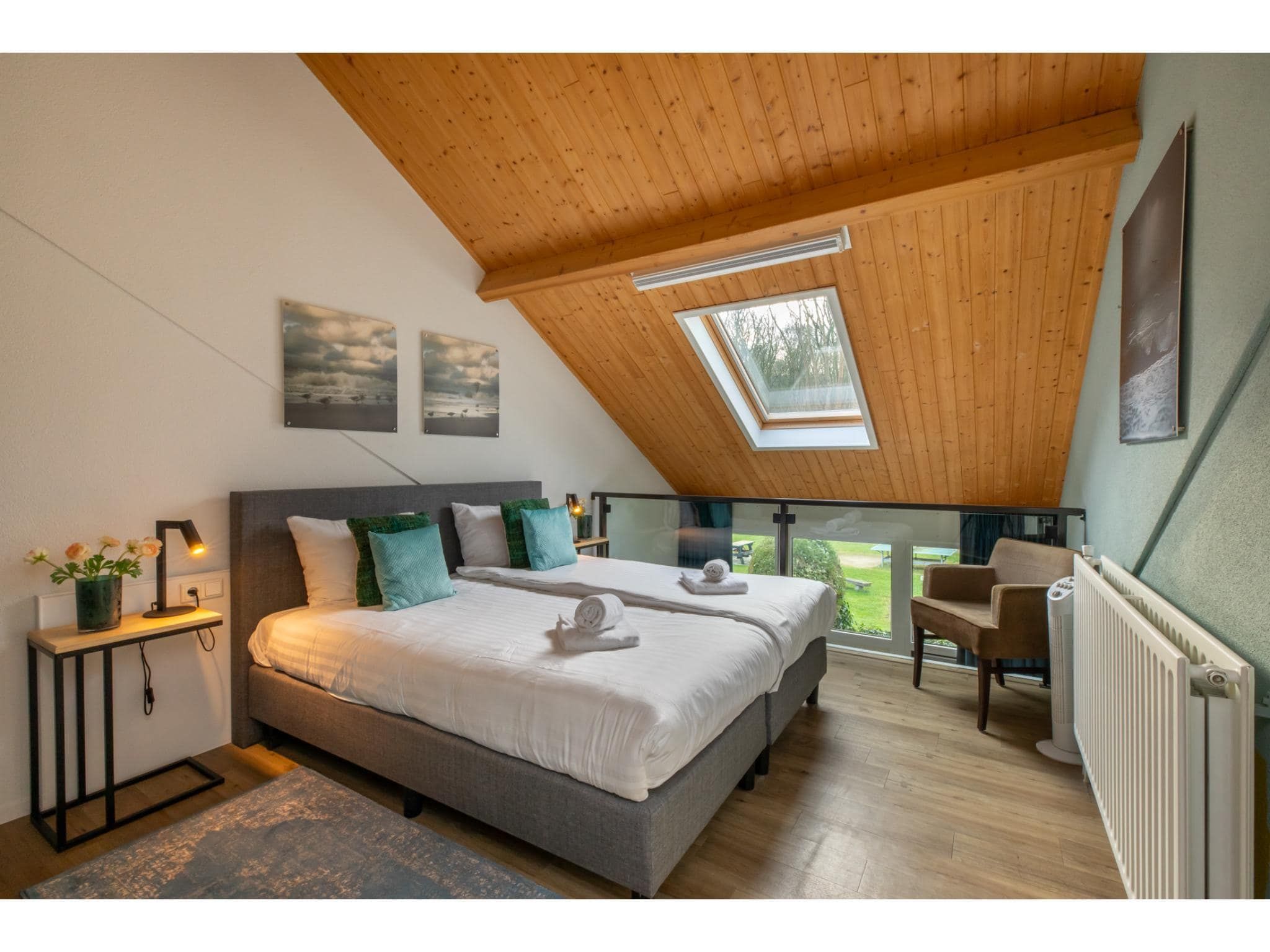 Een slaapkamer van WoesteHoeve in Biggekerke